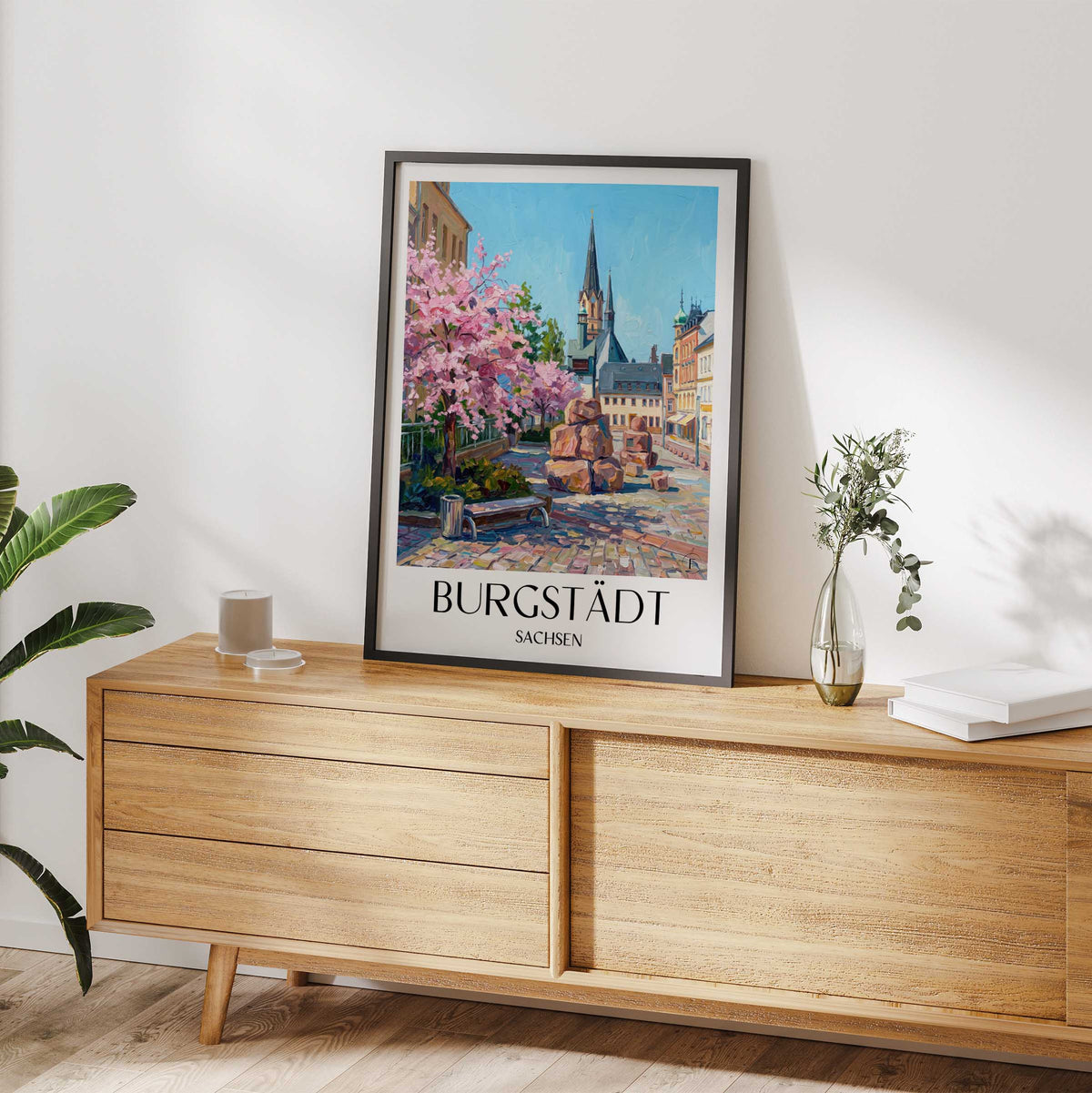 burgstädt-sachsen-deutschland-poster-oil-painting-oelgemaelde