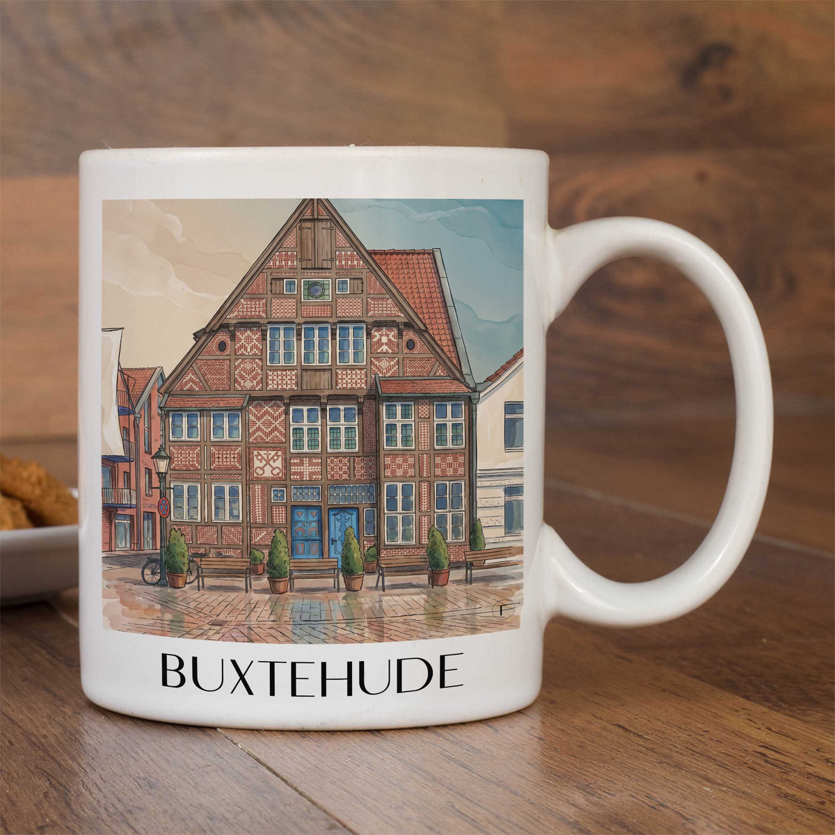 buxtehude-unterelbe-deutschland-kaffeebecher-aquarell