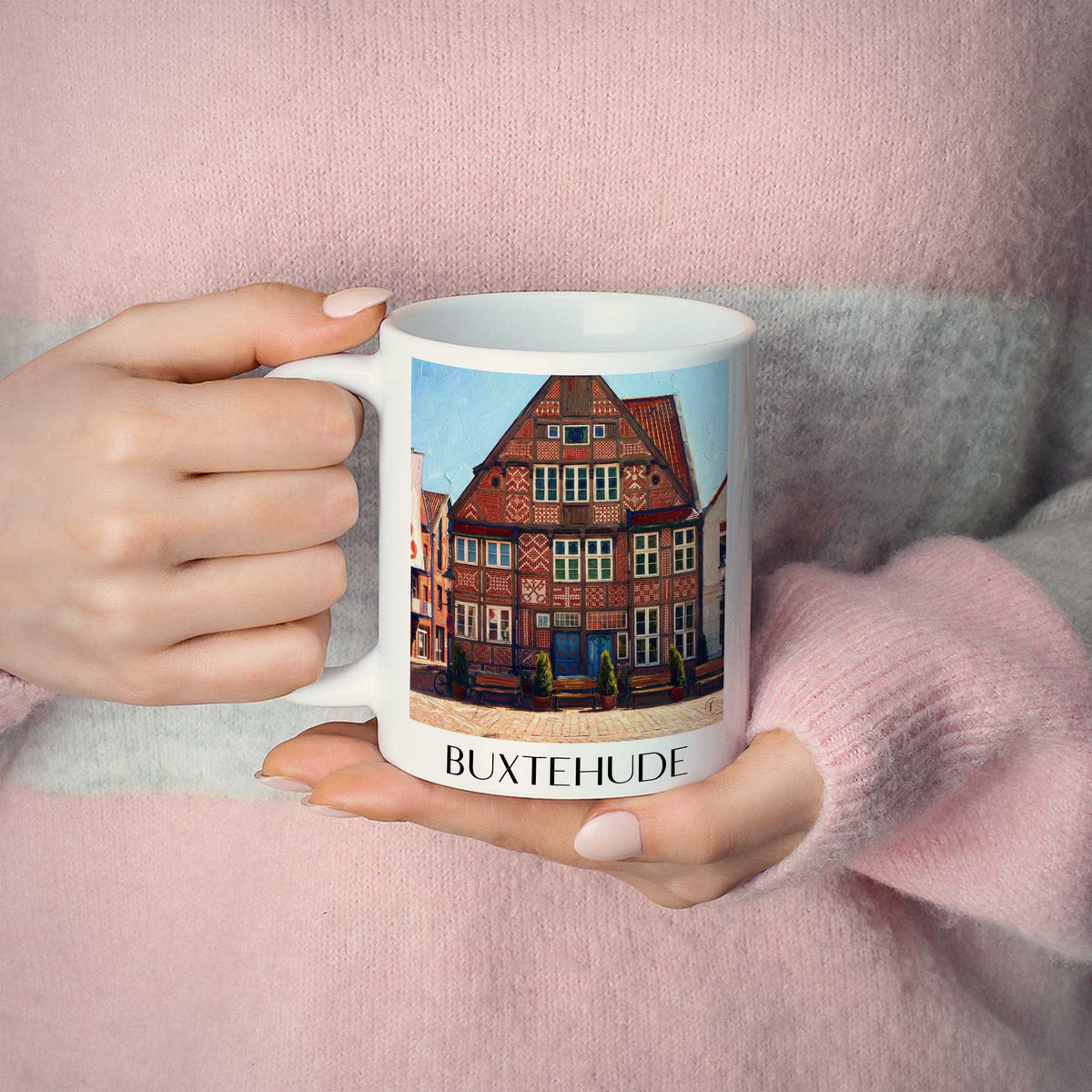 buxtehude-unterelbe-deutschland-kaffeebecher-oil-painting-oelgemaelde