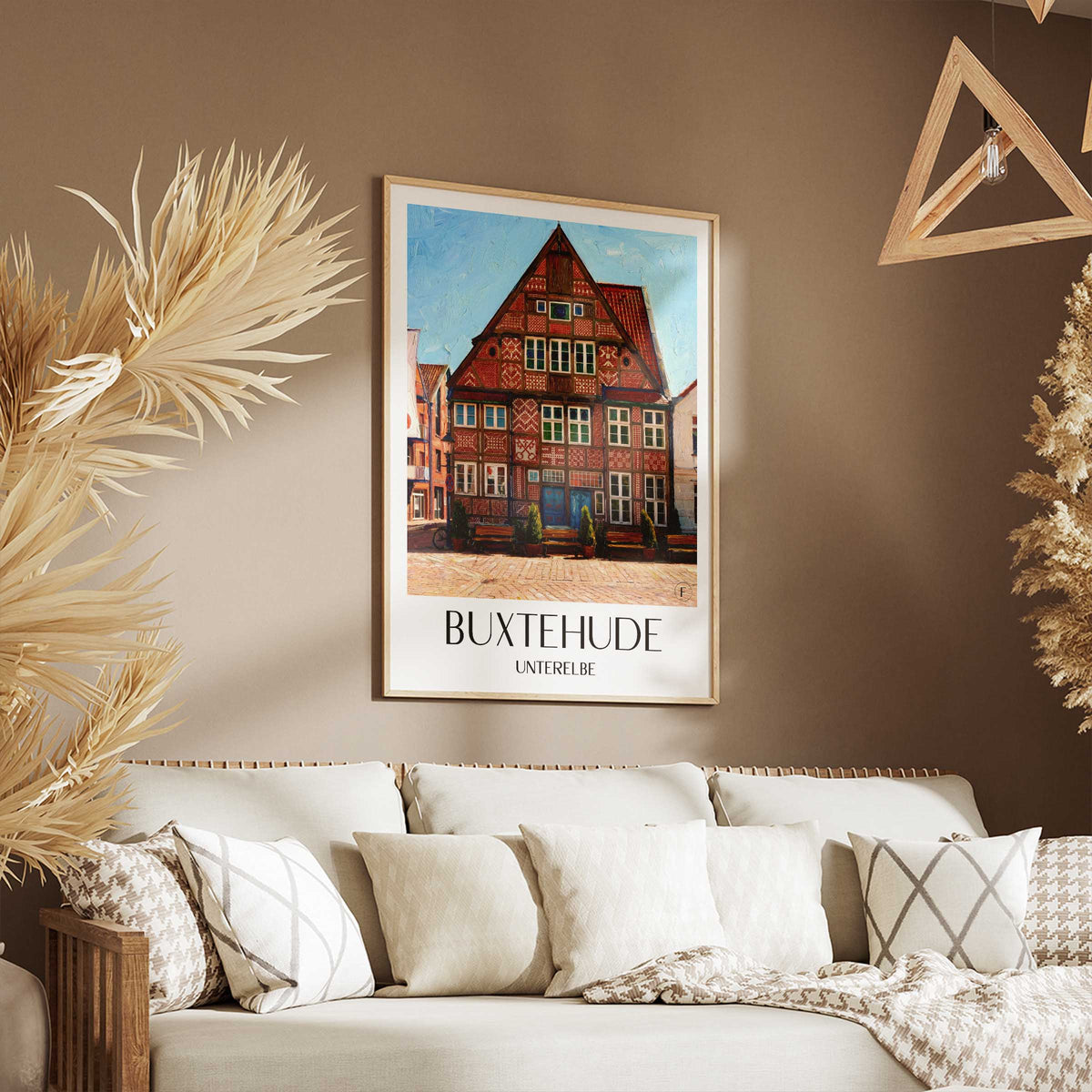 buxtehude-unterelbe-deutschland-poster-oil-painting-oelgemaelde