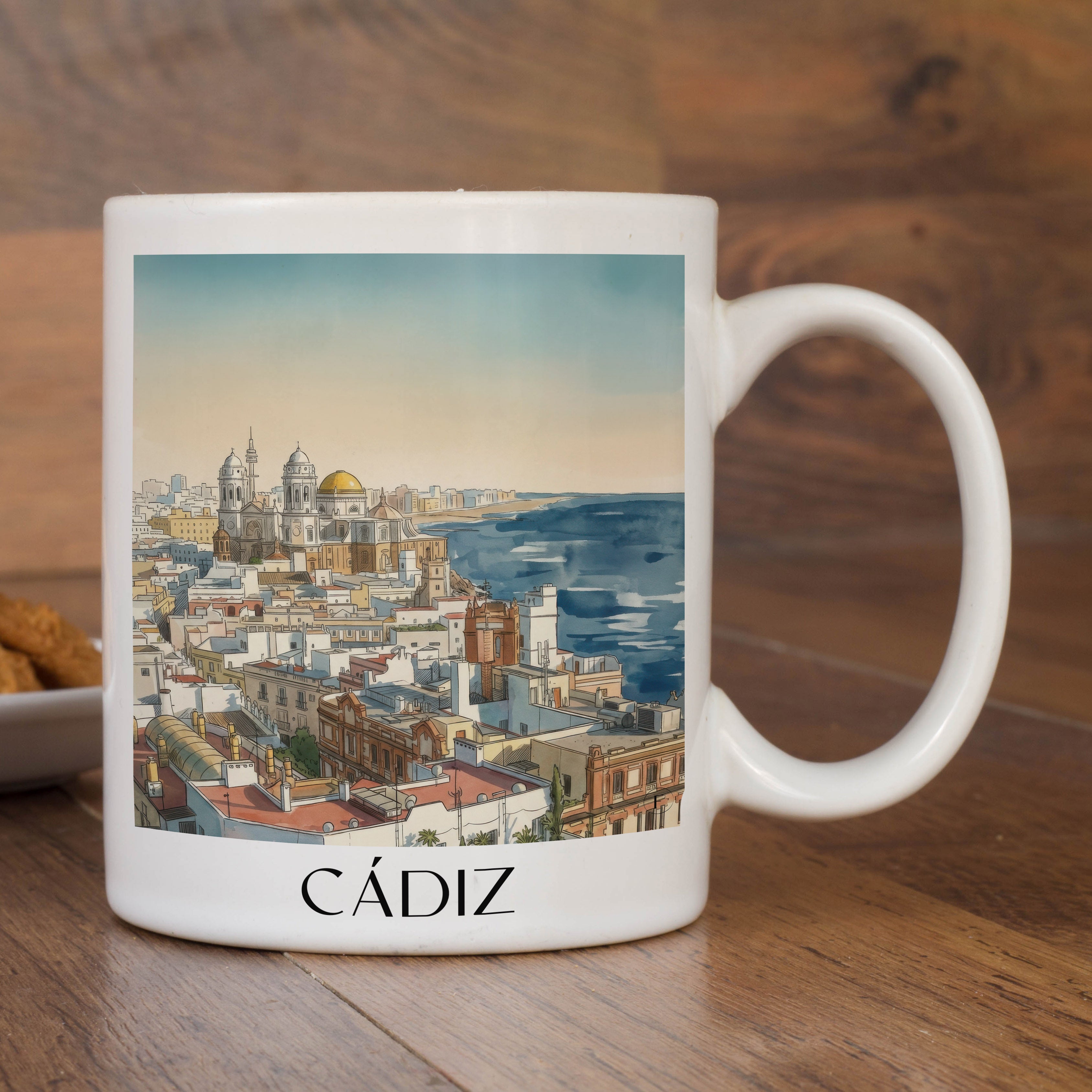 cádiz-spanien-spanien-kaffeebecher-aquarell