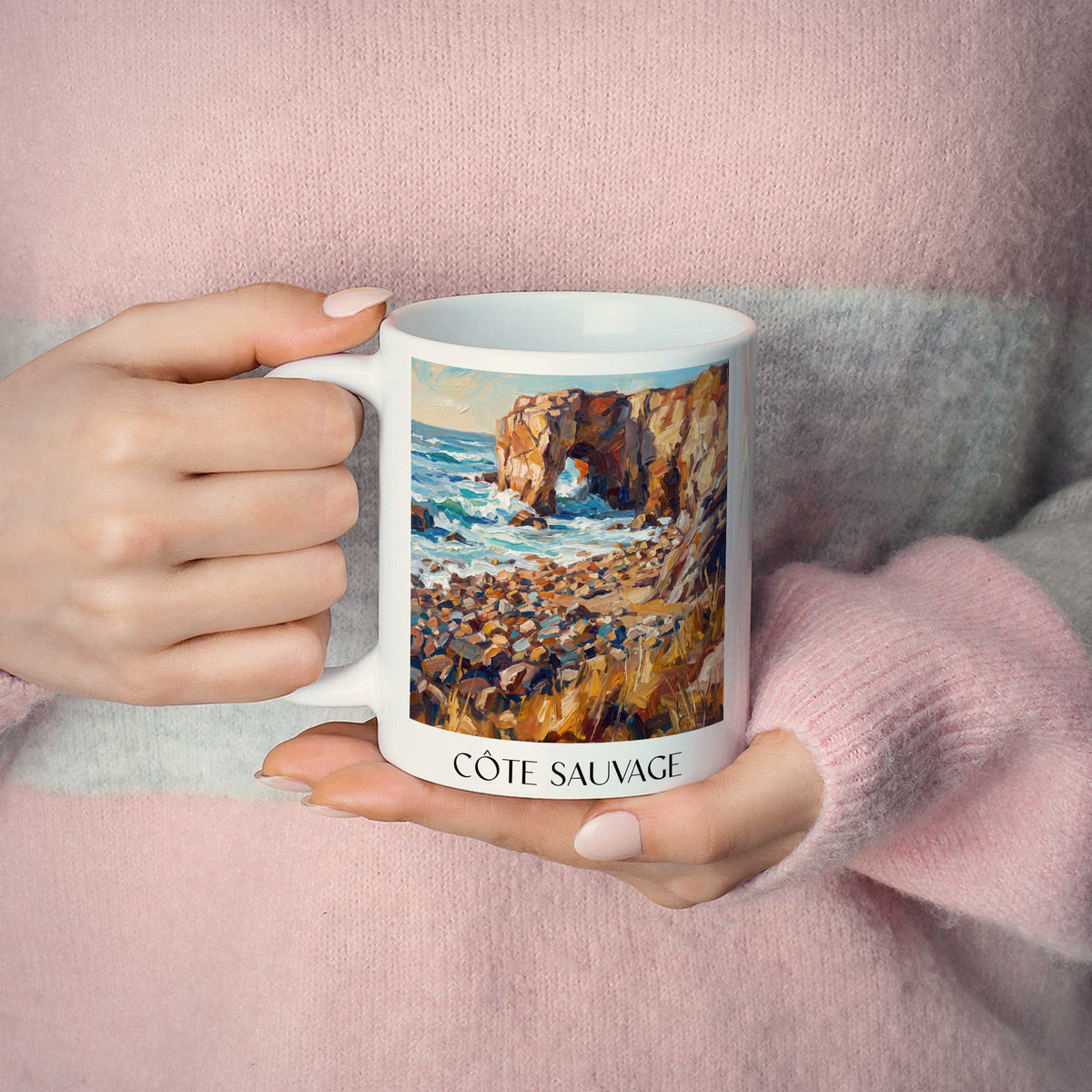 côte-sauvage-quiberon-frankreich-kaffeebecher-oil-painting-oelgemaelde