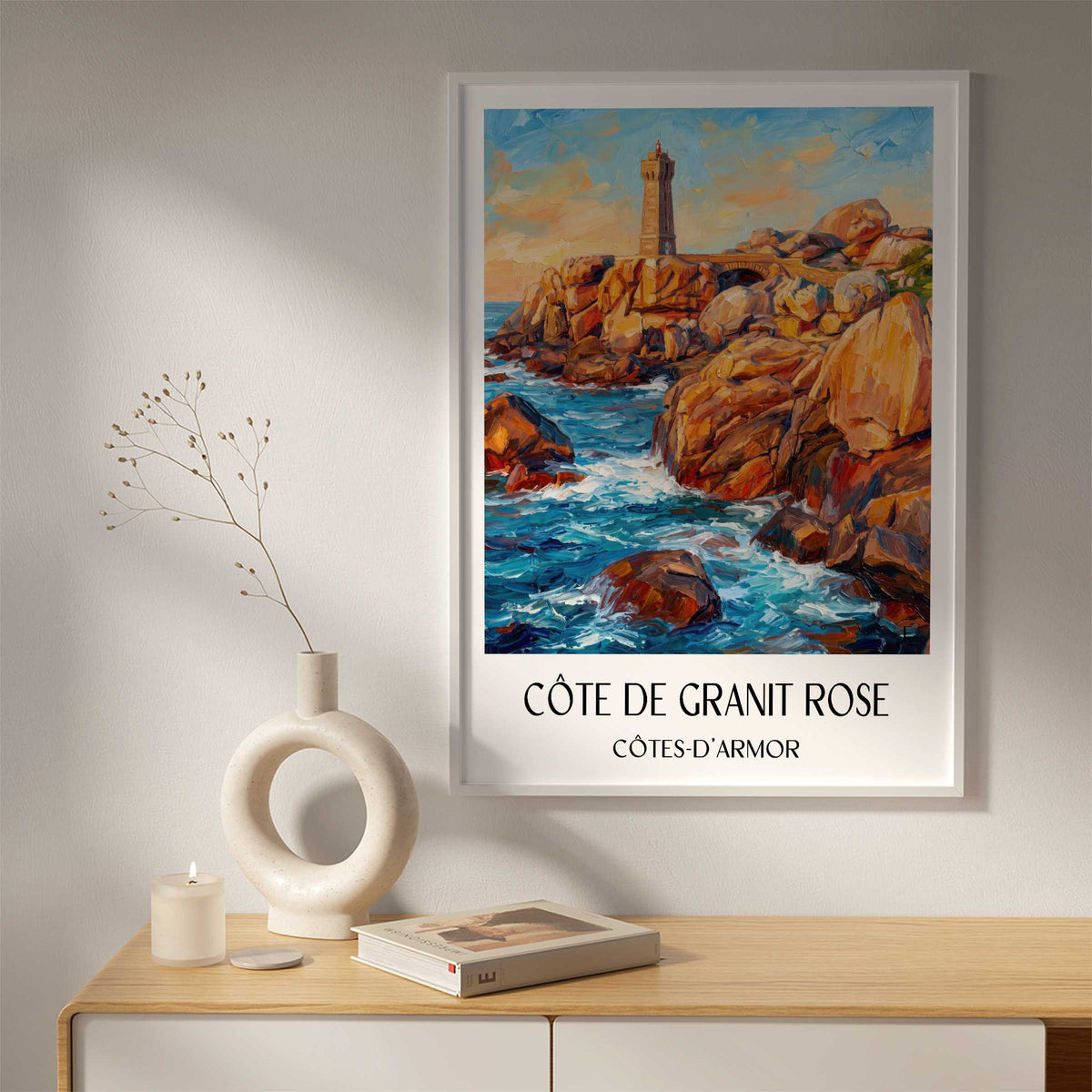 côte-de-granit-rose-côtes-d'armor-frankreich-poster-oil-painting-oelgemaelde
