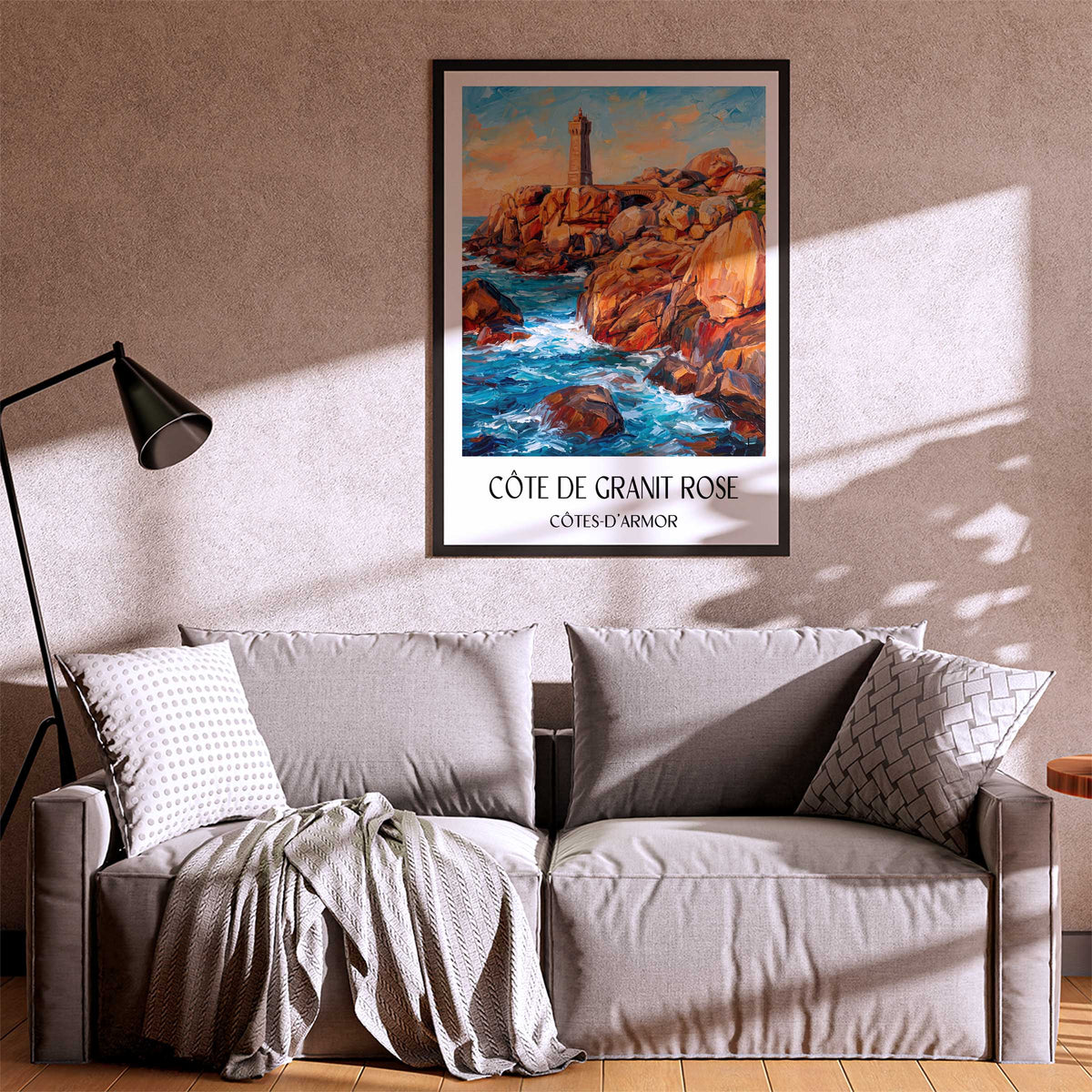 côte-de-granit-rose-côtes-d'armor-frankreich-poster-oil-painting-oelgemaelde