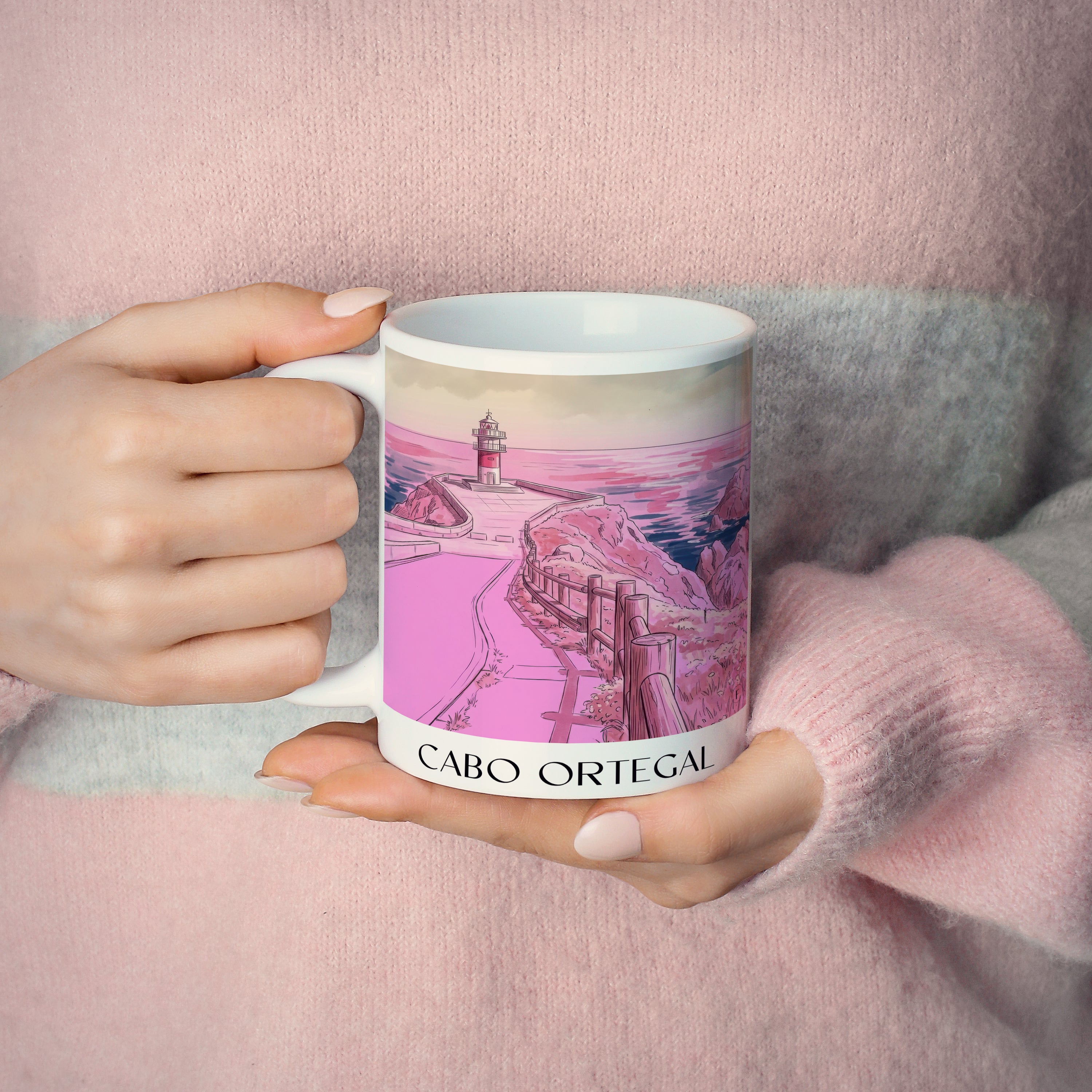 cabo-ortegal-spanien-spanien-kaffeebecher-aquarell-pink-rosa