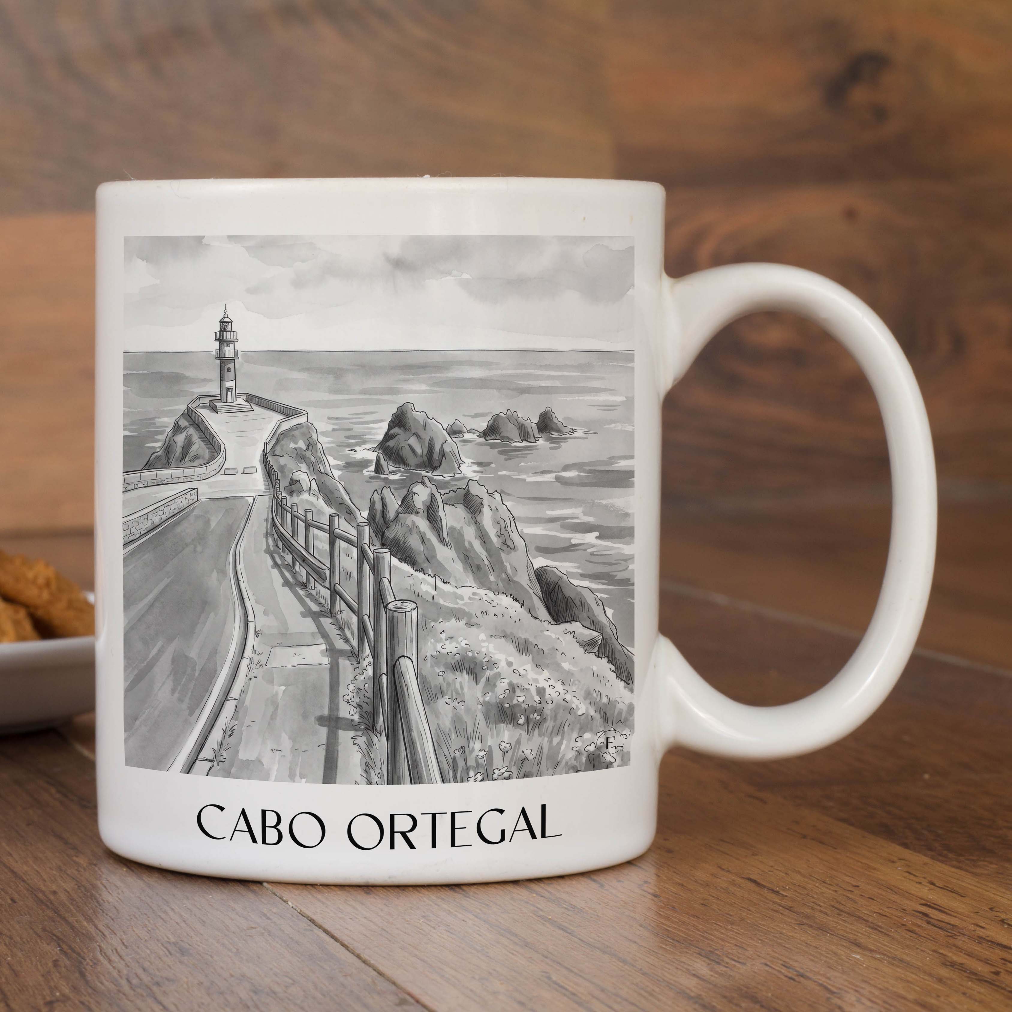 cabo-ortegal-spanien-spanien-kaffeebecher-aquarell-schwarz-weiss