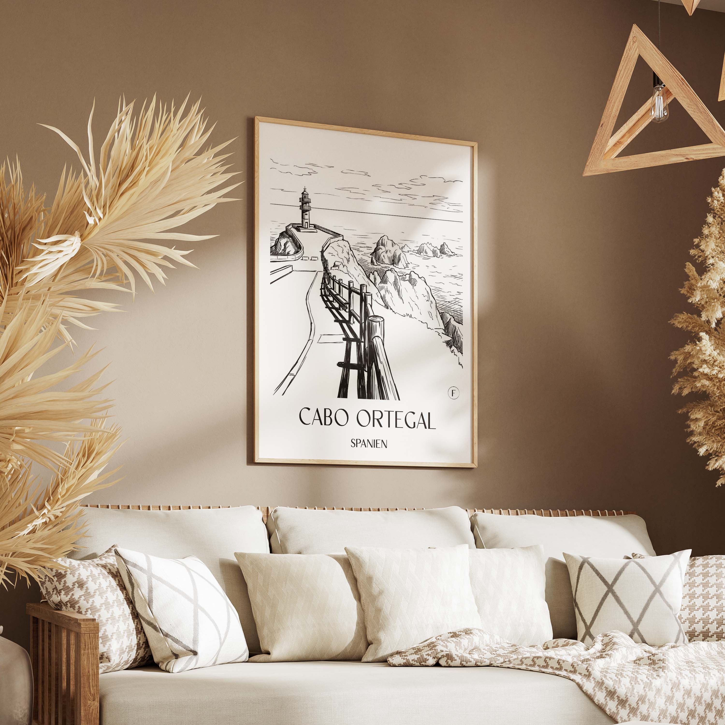 cabo-ortegal-spanien-spanien-poster-skizze