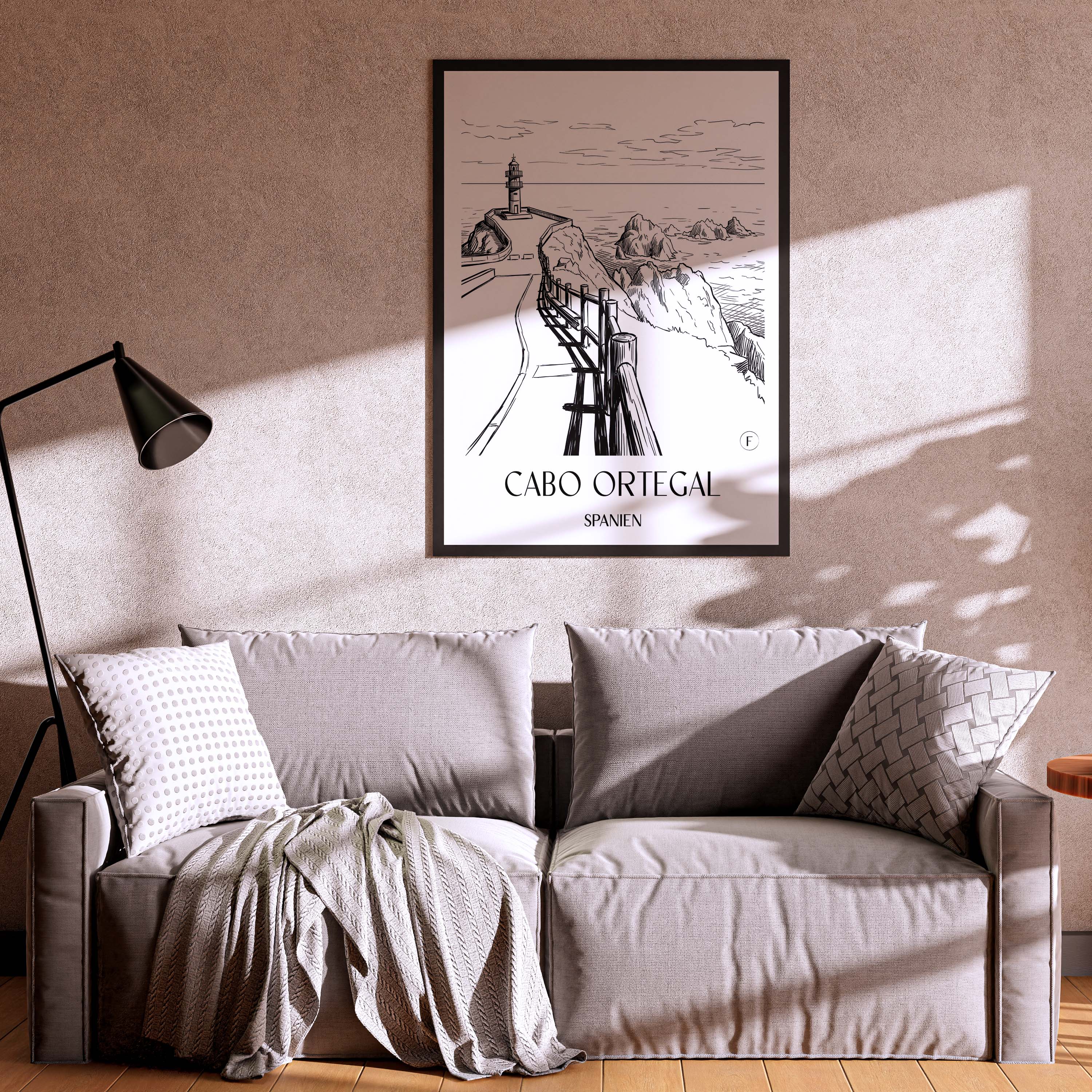cabo-ortegal-spanien-spanien-poster-skizze