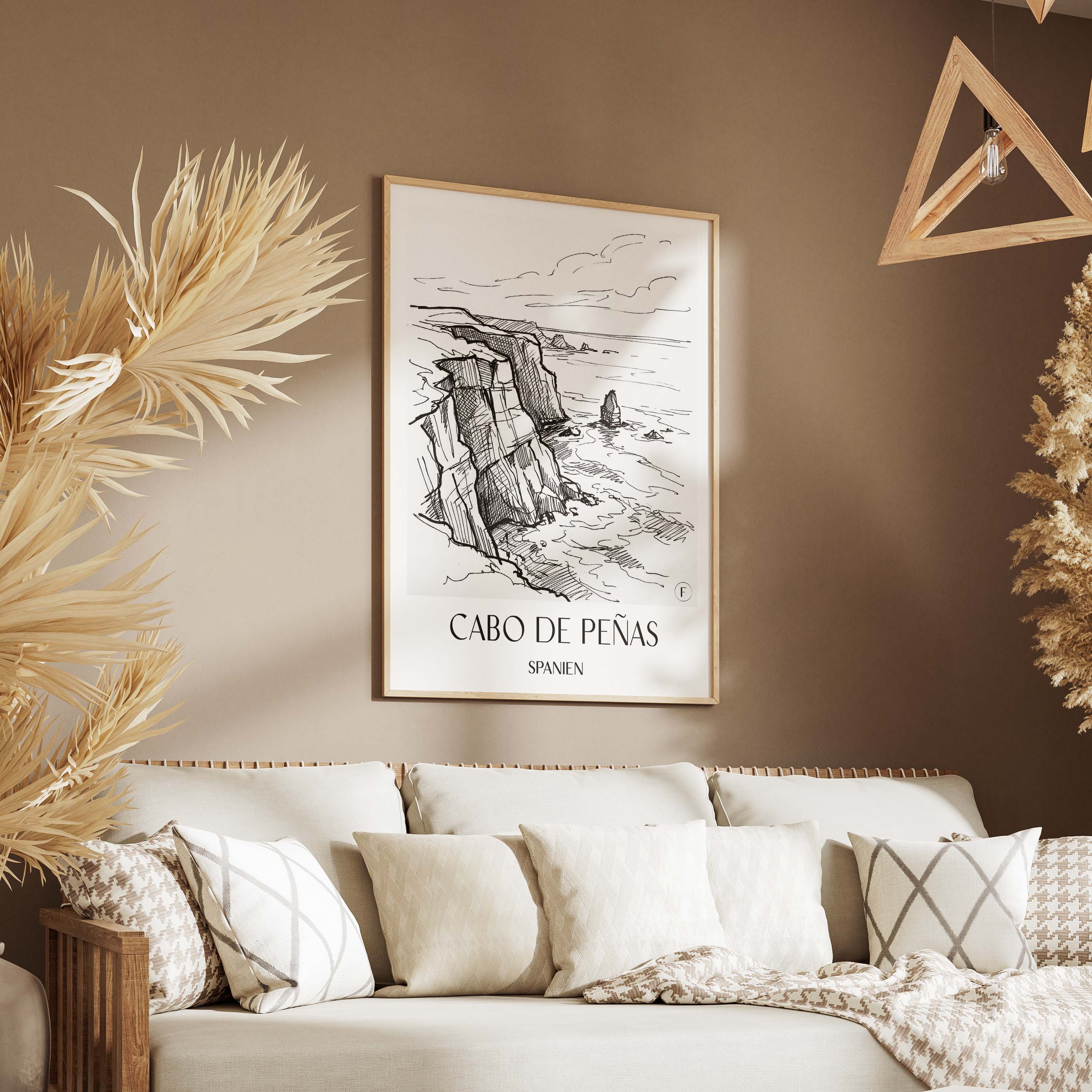 cabo-de-peñas-spanien-spanien-poster-skizze