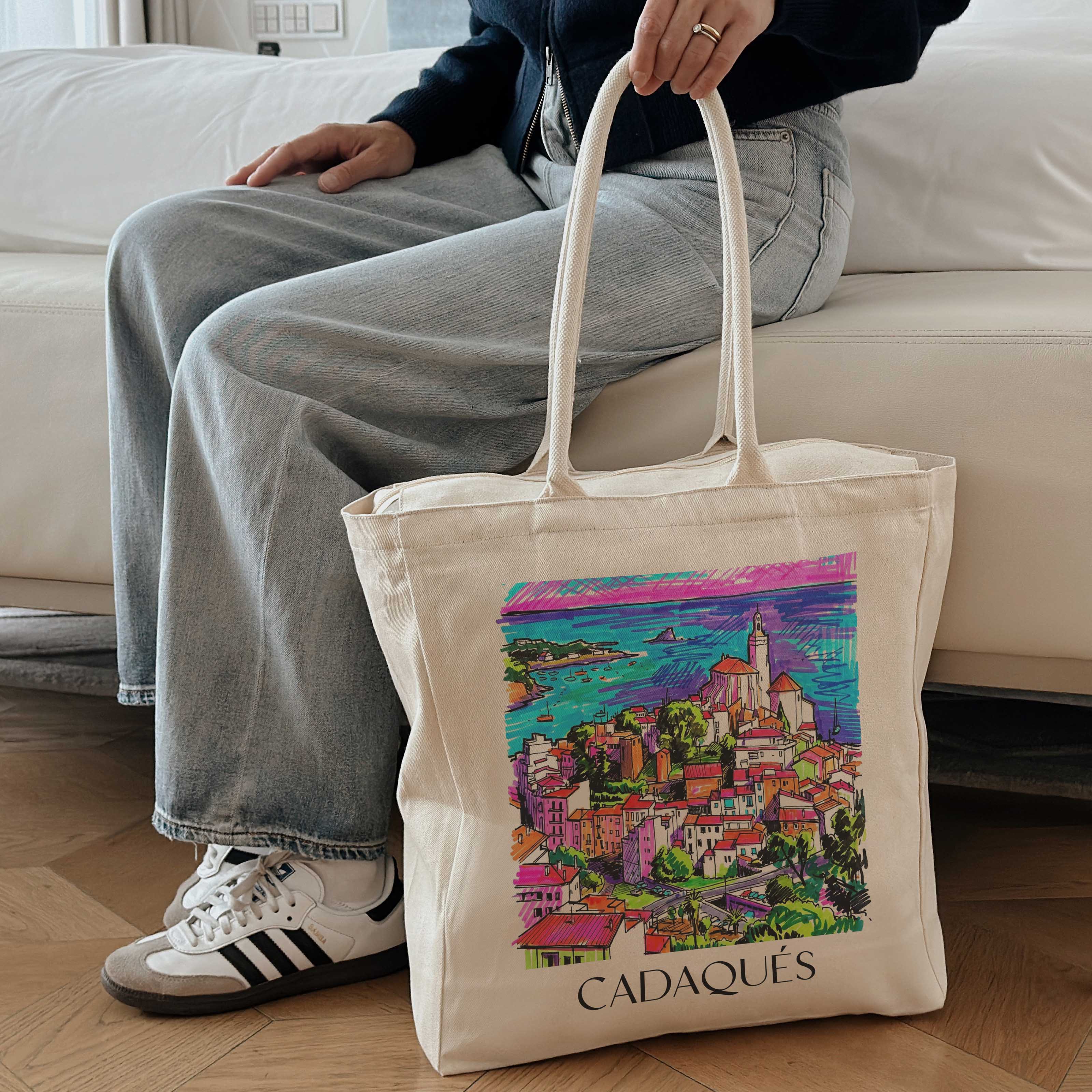 cadaqués-spanien-spanien-einkaufstasche-graffiti