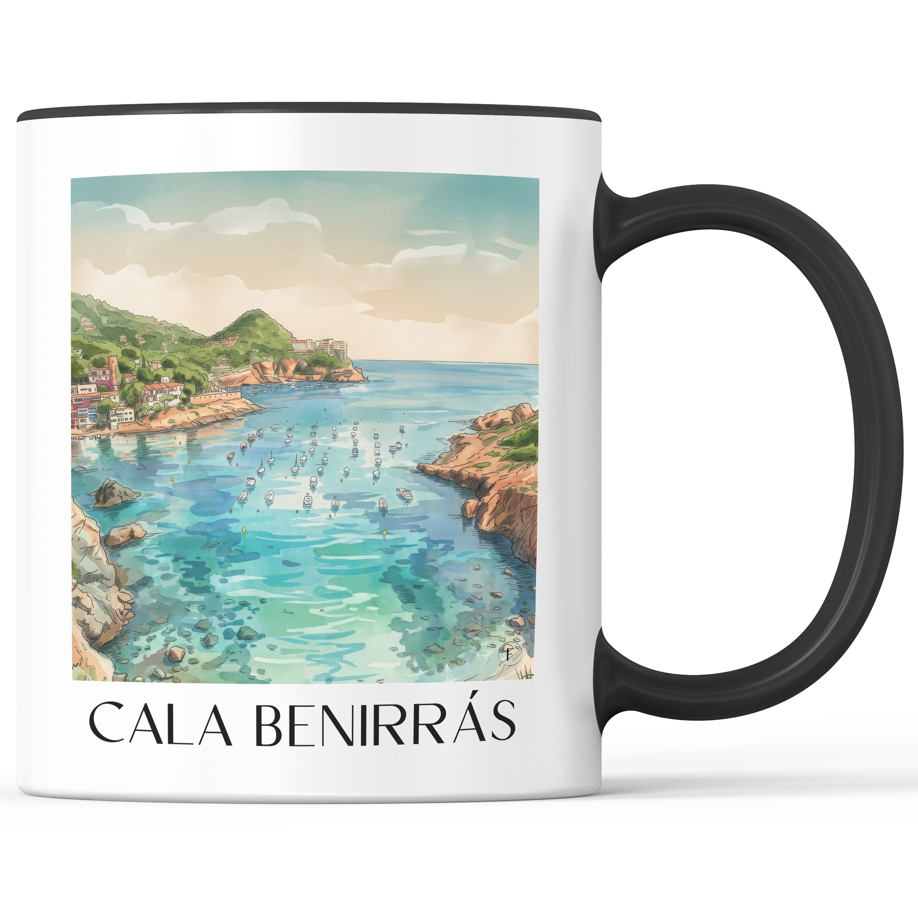 cala-benirrás-ibiza-spanien-kaffeebecher-aquarell