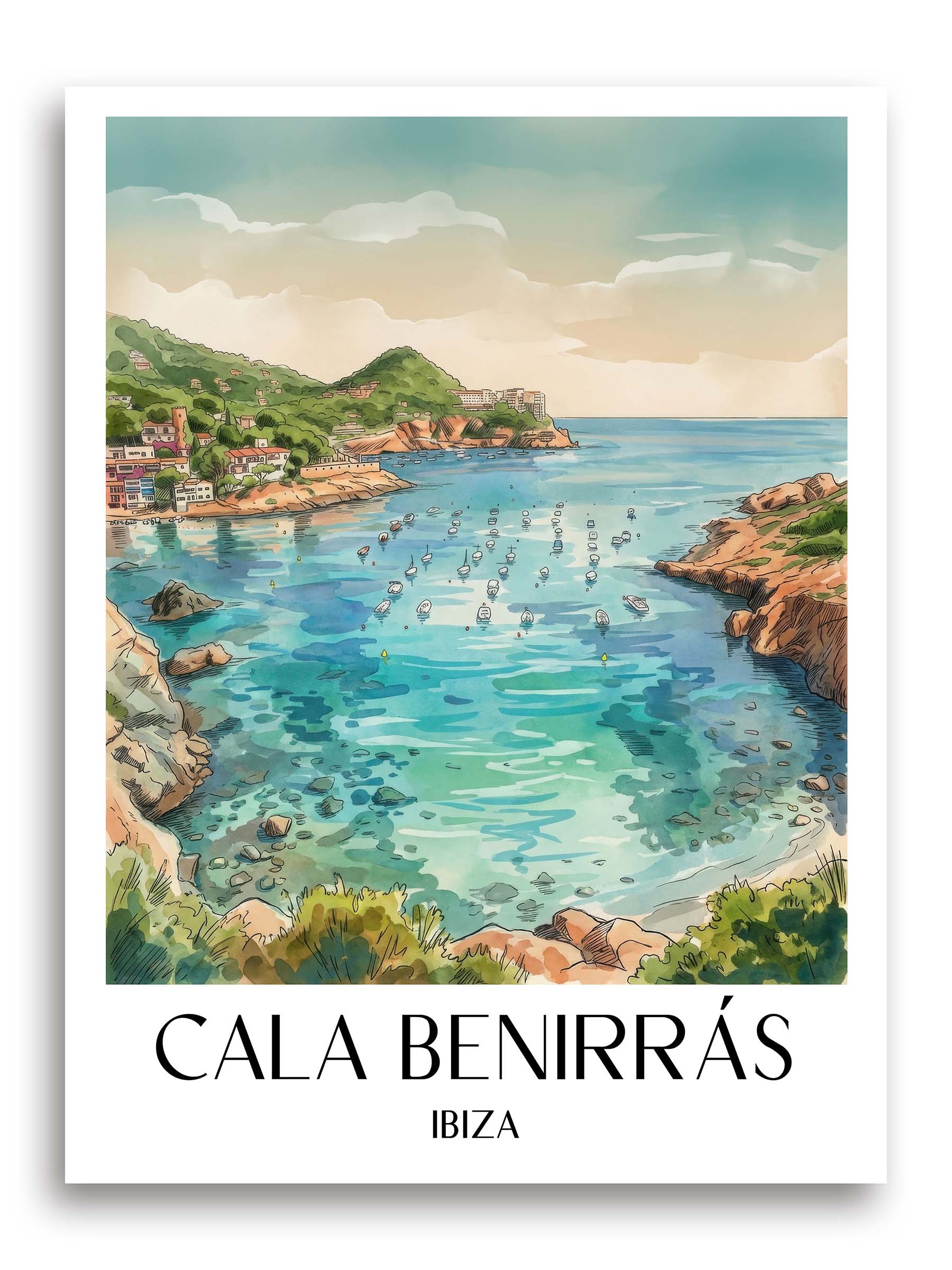 cala-benirrás-ibiza-spanien-poster-aquarell