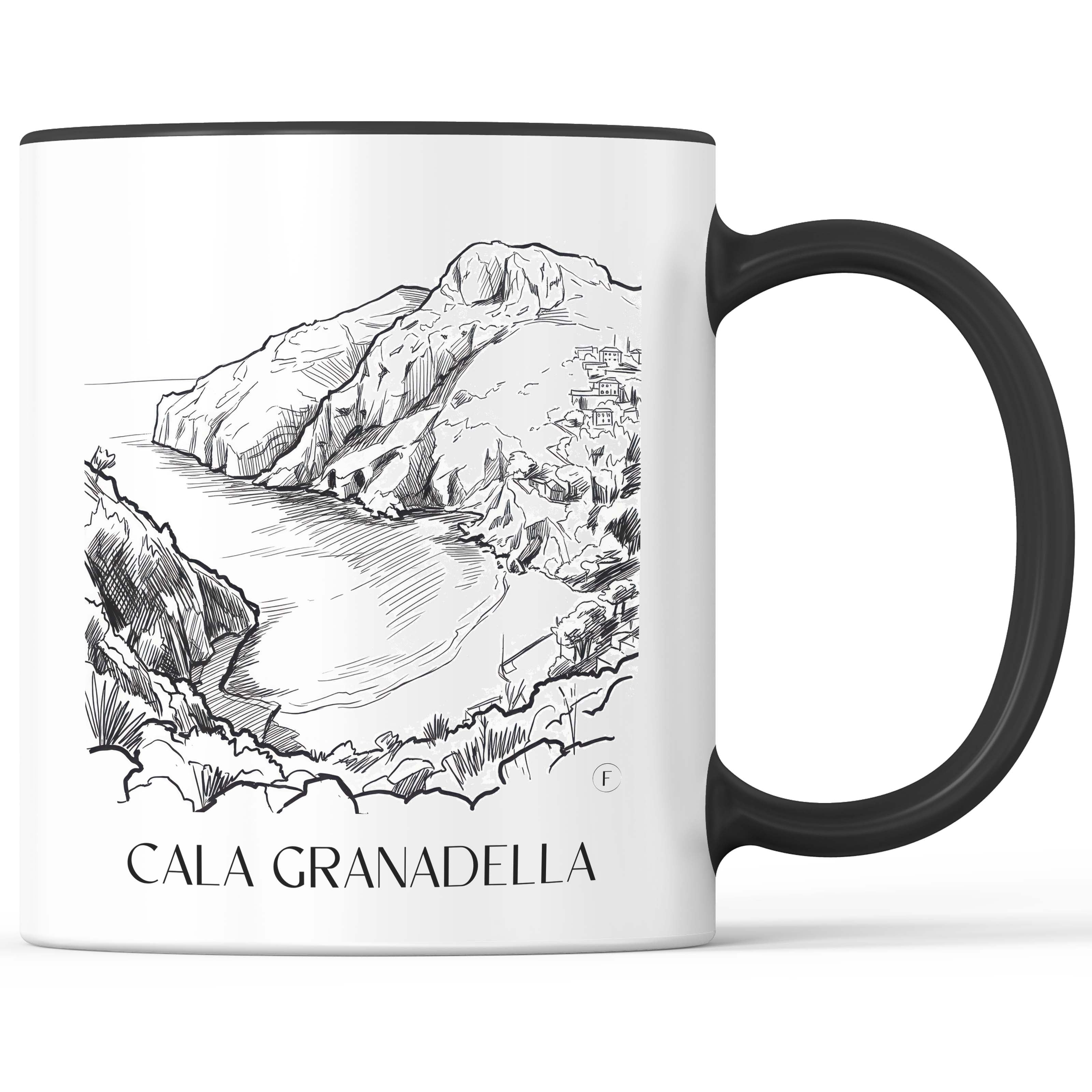 cala-granadella-javea-spanien-kaffeebecher-skizze