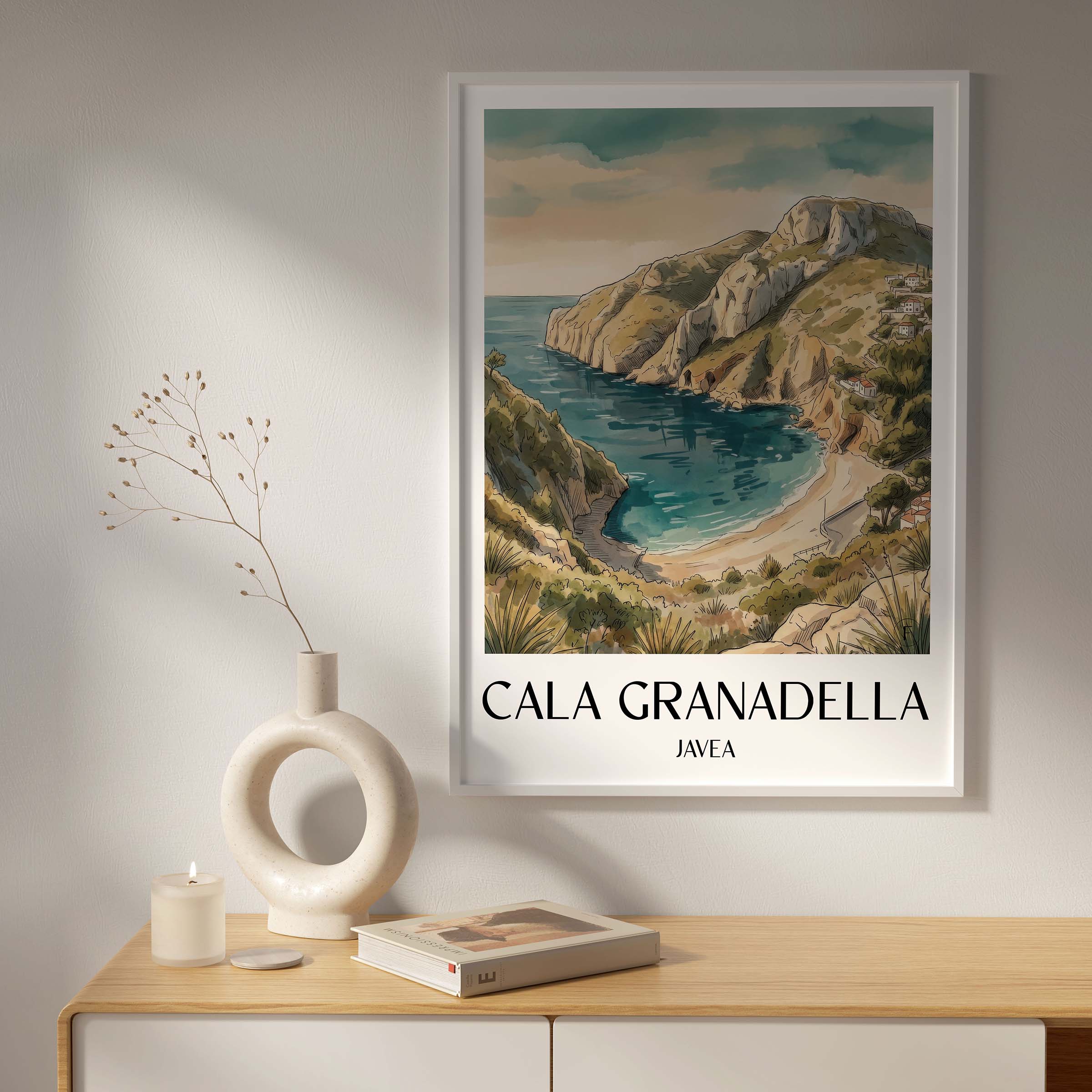 cala-granadella-javea-spanien-poster-aquarell