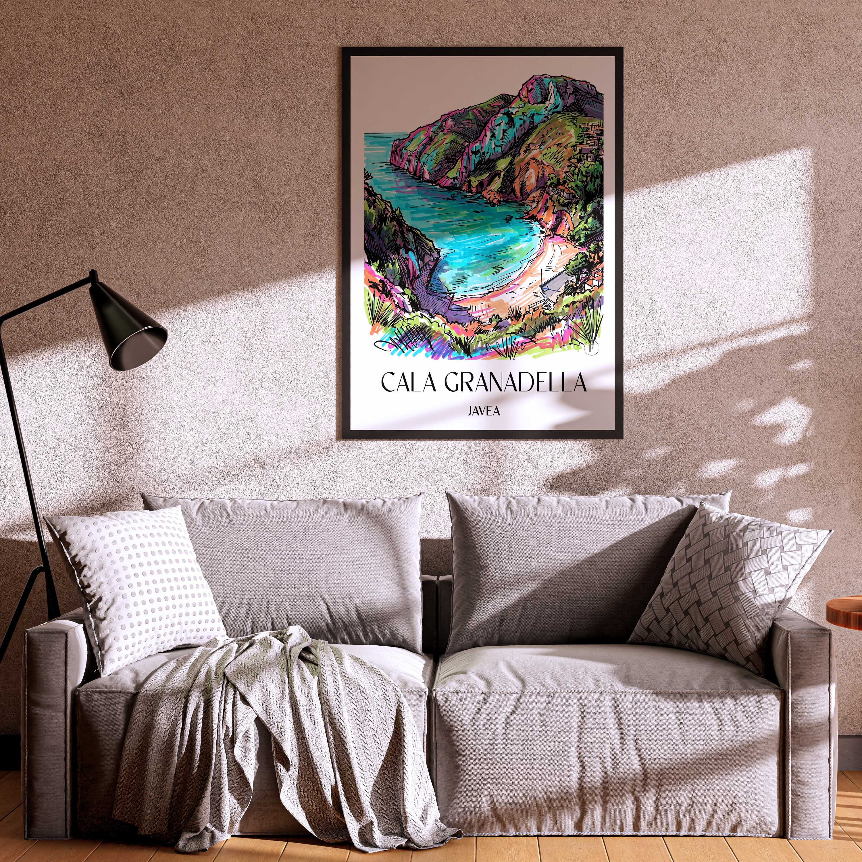 cala-granadella-javea-spanien-poster-graffiti