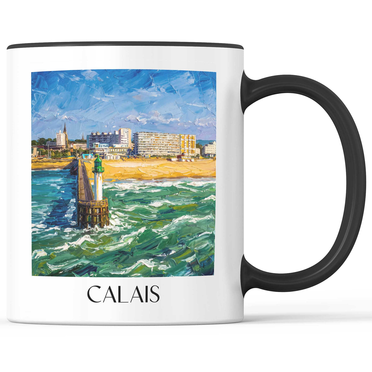 calais-côte-d'opale-frankreich-kaffeebecher-oil-painting-oelgemaelde