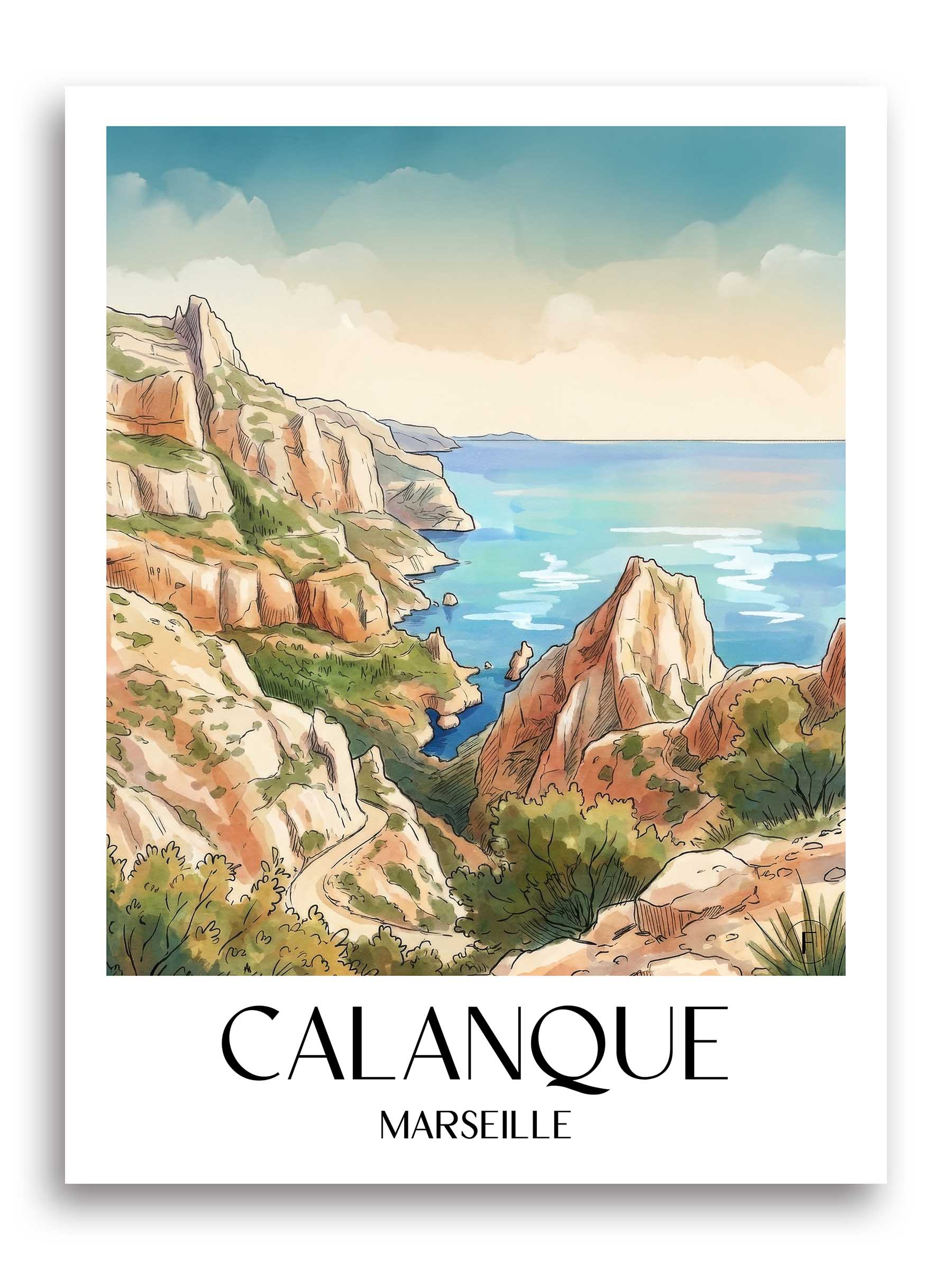 calanque-marseille-frankreich-poster-aquarell