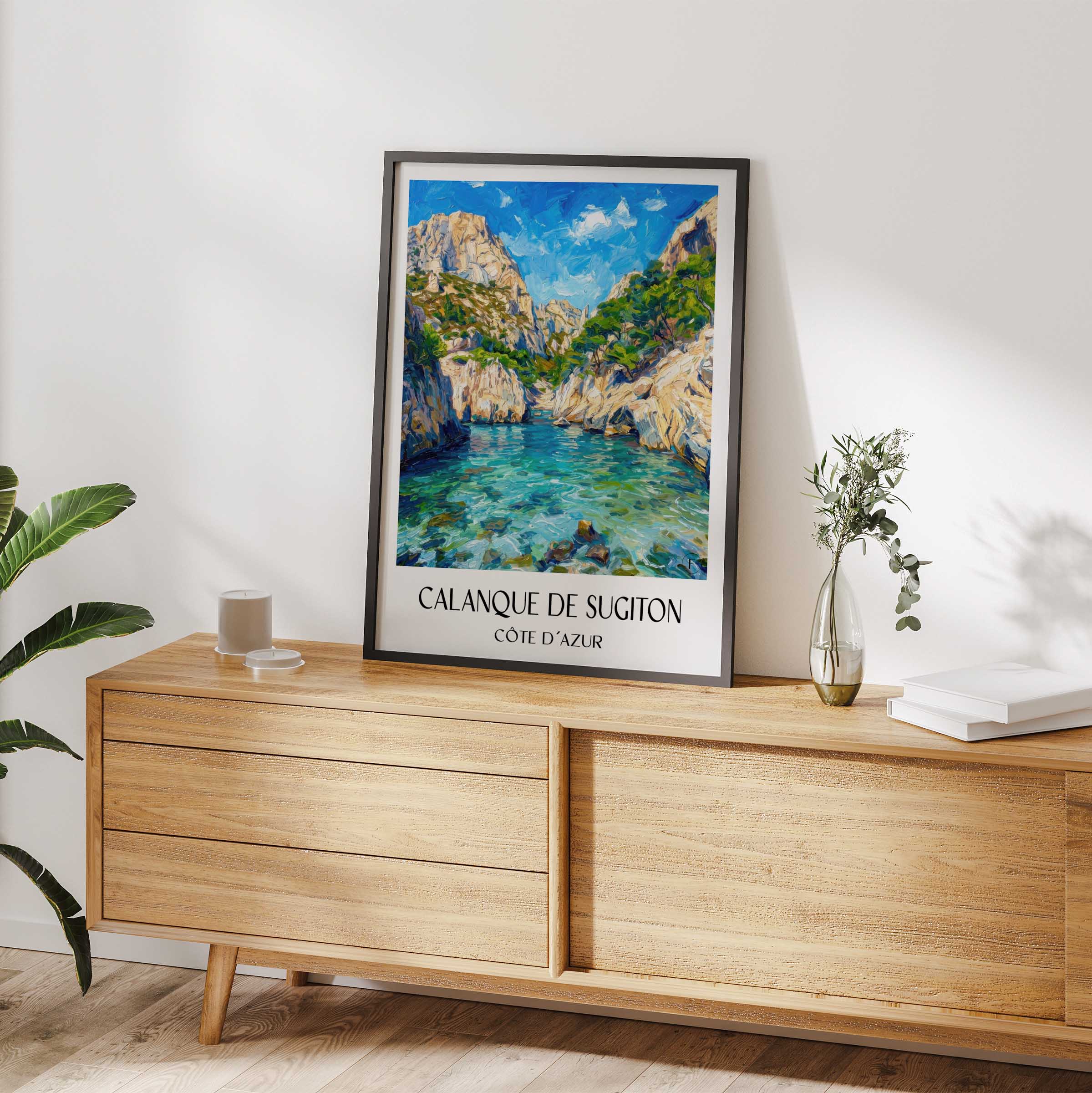 calanque-de-sugiton-côte-d´azur-frankreich-poster-oil-painting-oelgemaelde