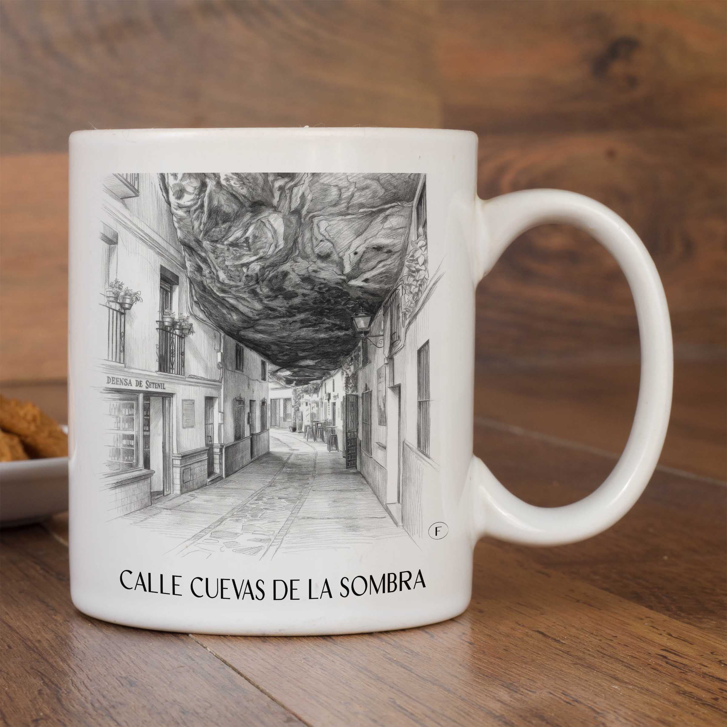 calle-cuevas-de-la-sombra-setenil-de-las-bodegas-spanien-kaffeebecher-bleistift-zeichnung-drawing