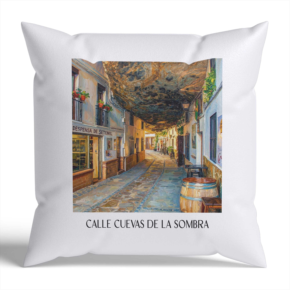 calle-cuevas-de-la-sombra-setenil-de-las-bodegas-spanien-kissenbezug-oil-painting-oelgemaelde