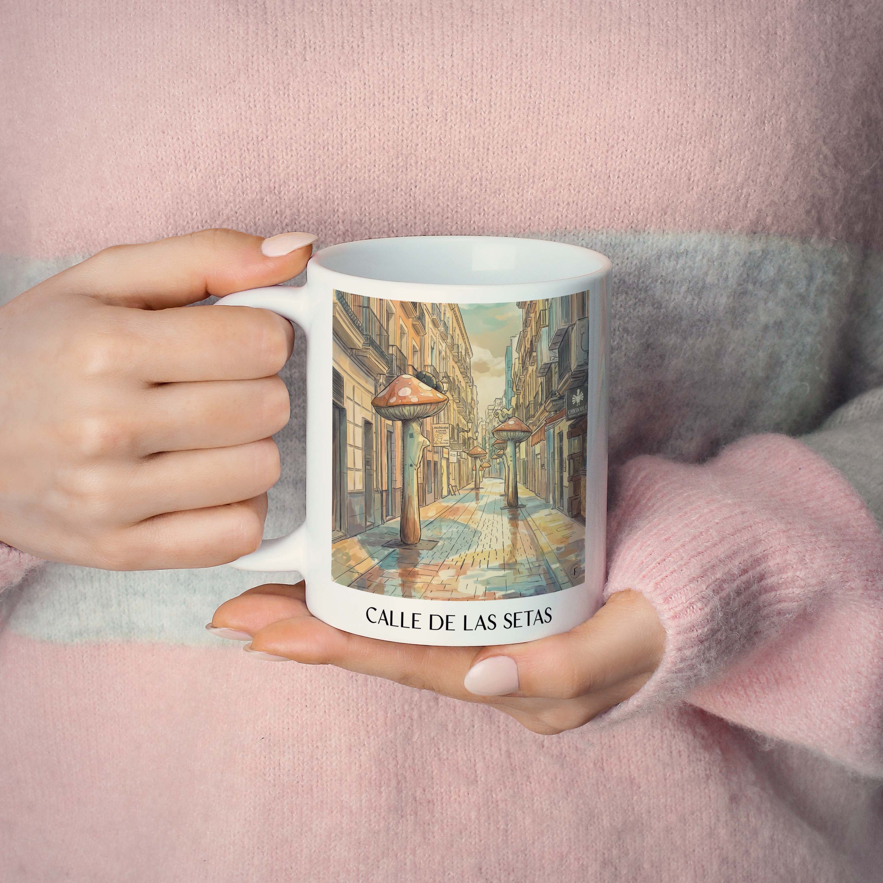 calle-de-las-setas-alicante-spanien-kaffeebecher-aquarell