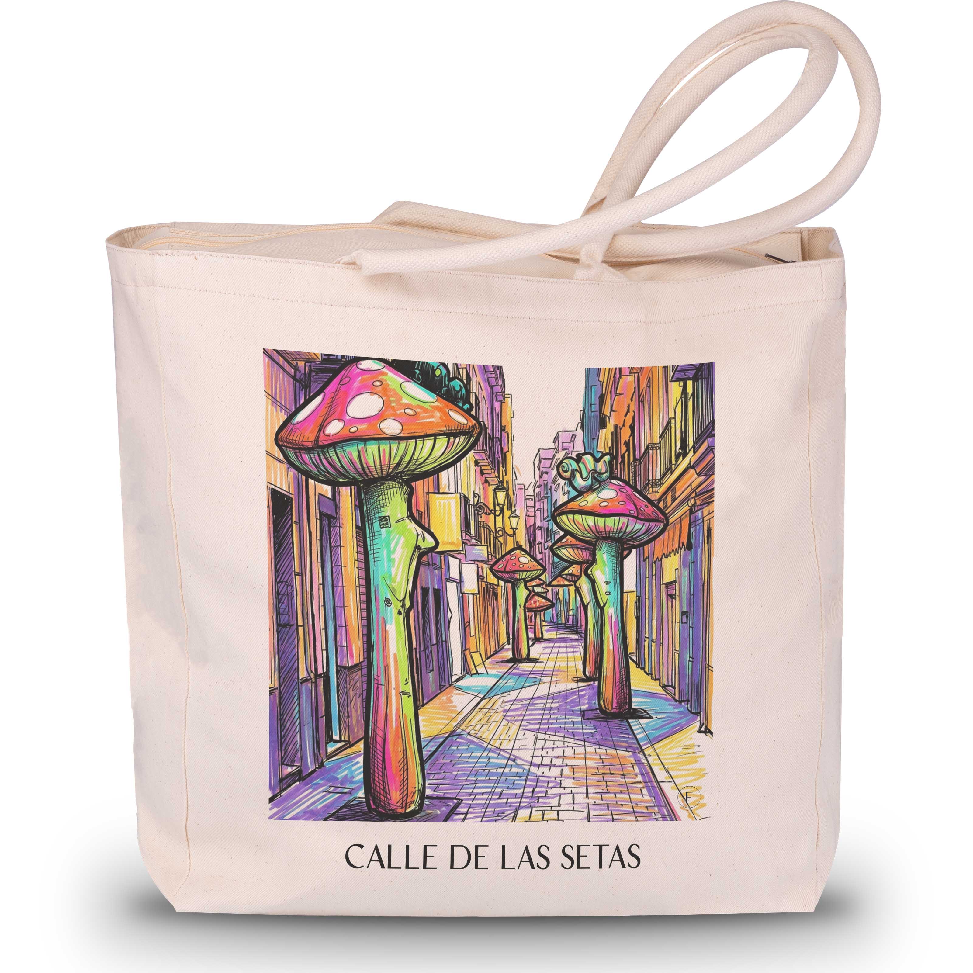 calle-de-las-setas-alicante-spanien-einkaufstasche-graffiti