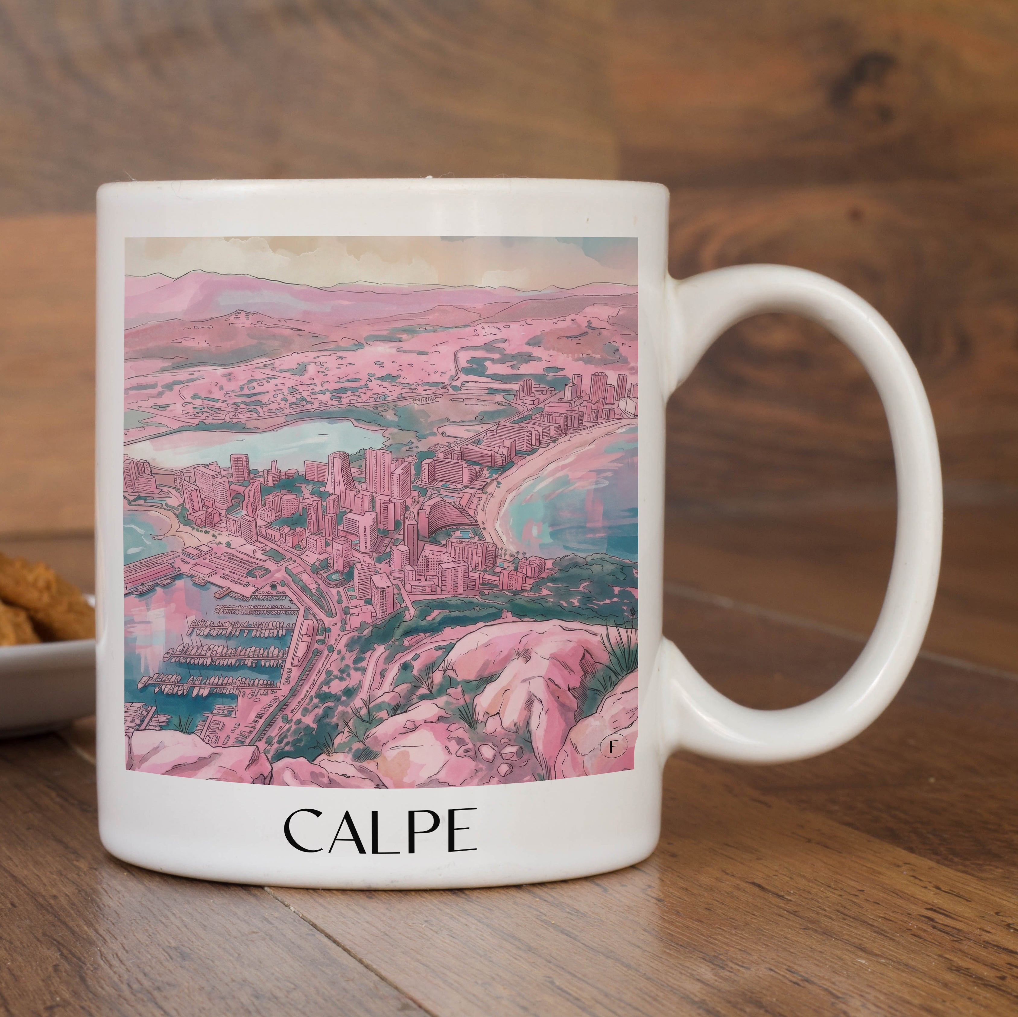 calpe-spanien-spanien-und-spanien-kaffeebecher-aquarell-pink-rosa