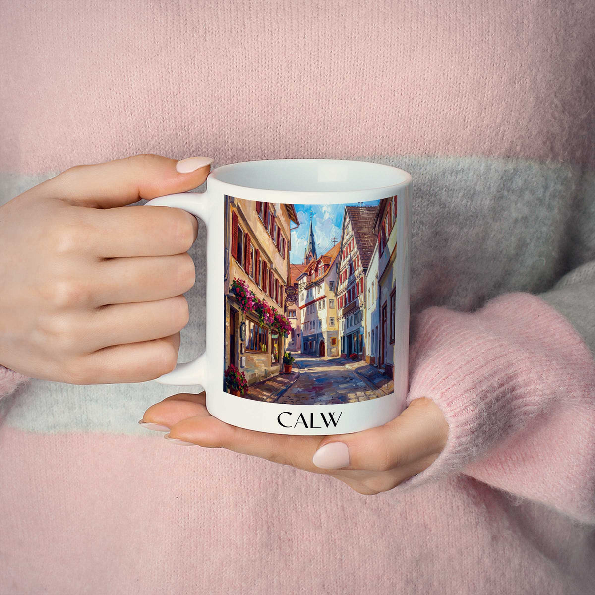 calw-nordschwarzwald-deutschland-kaffeebecher-oil-painting-oelgemaelde