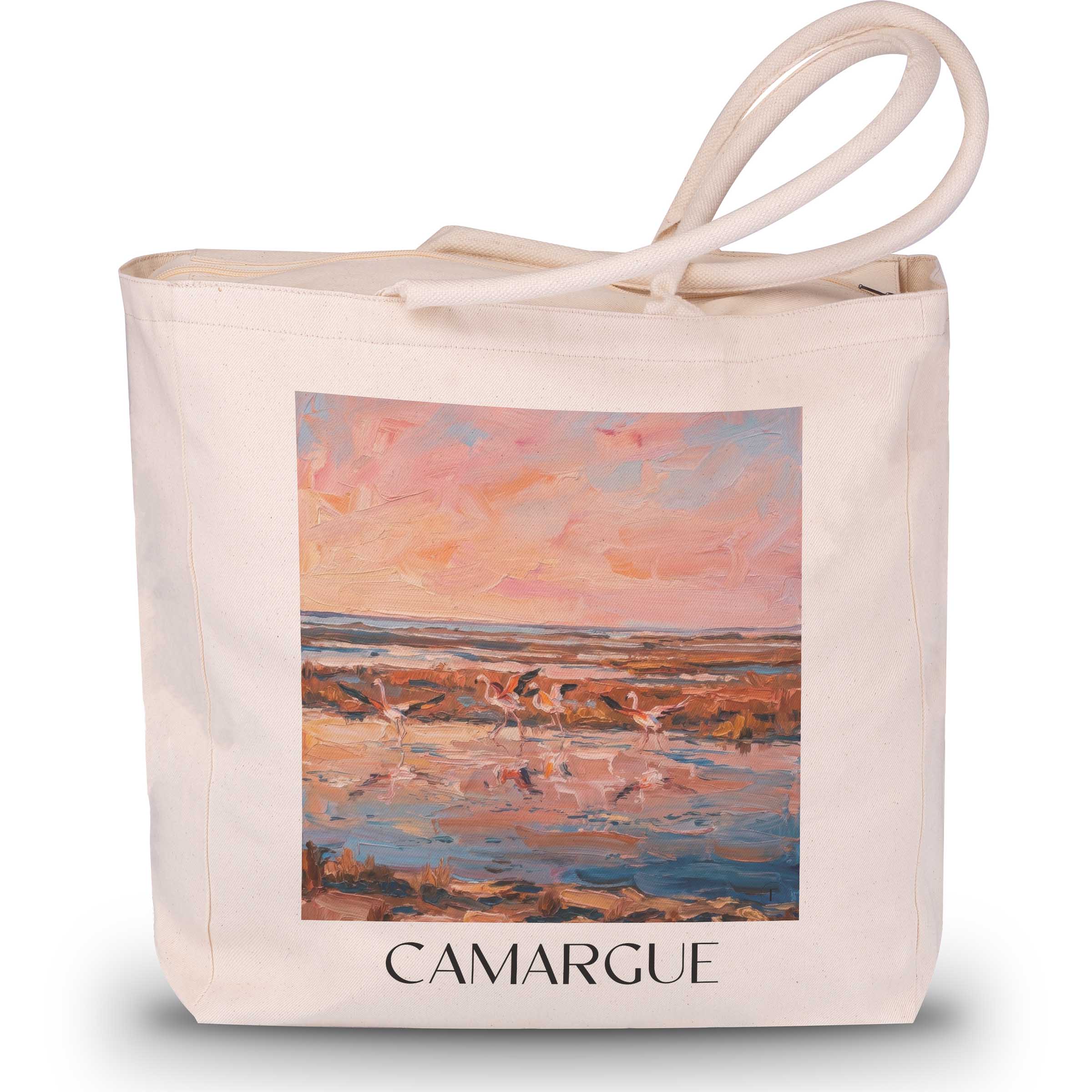 camargue-provence-frankreich-einkaufstasche-oil-painting-oelgemaelde