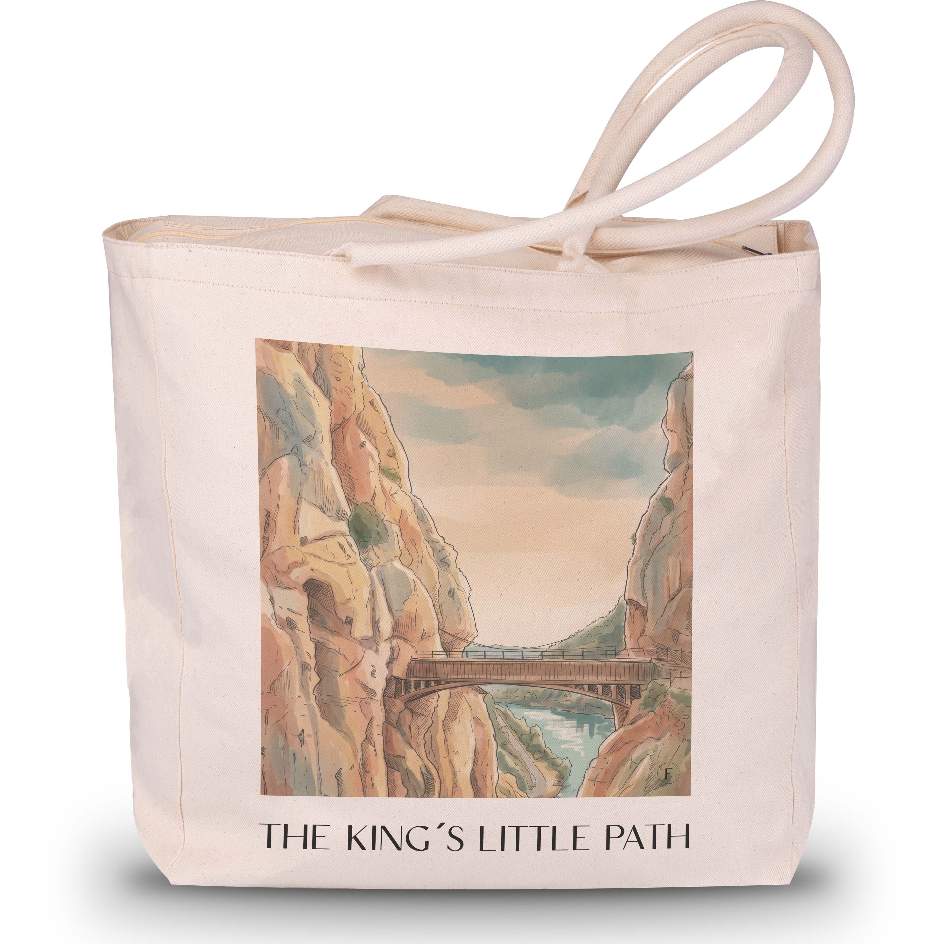 Caminito del Rey Shopping Tasche - Spanien - Spanien Tote Bag - Einkaufstasche im Aquarell Stil - favplace