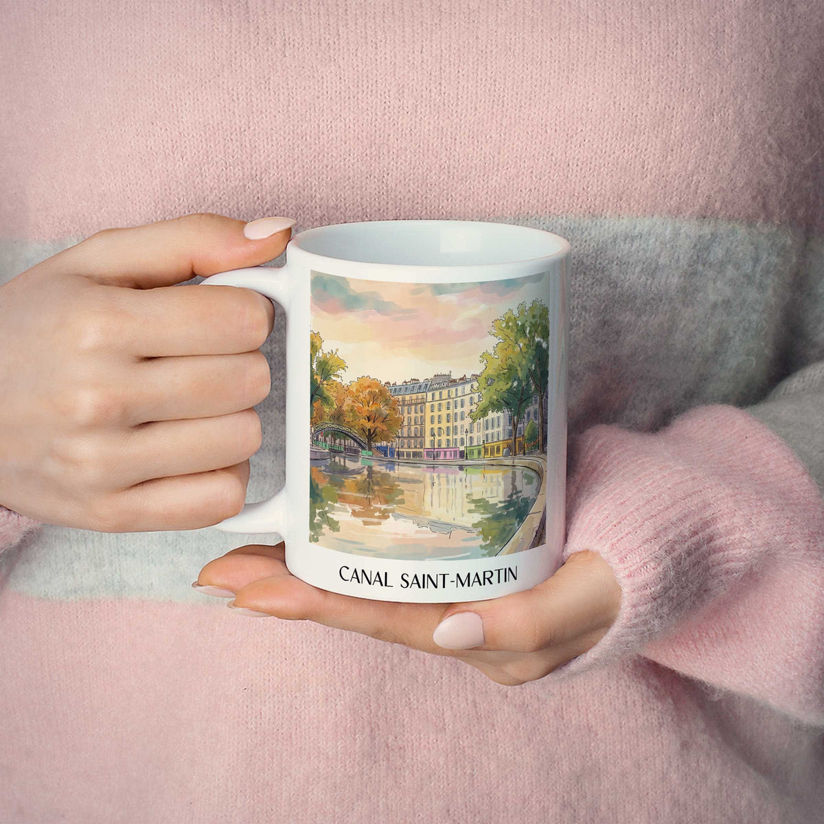 canal-saint-martin-paris-frankreich-kaffeebecher-aquarell