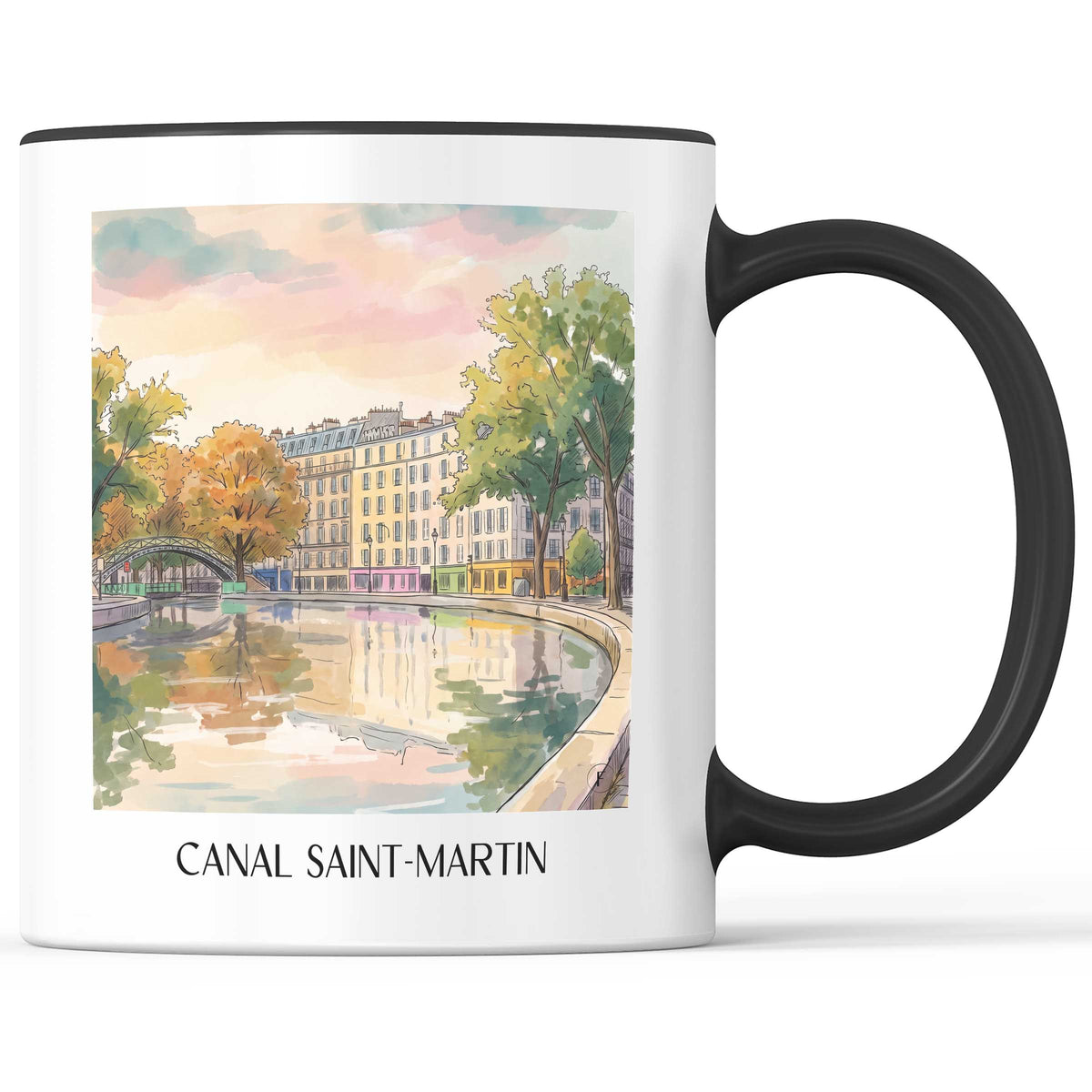 canal-saint-martin-paris-frankreich-kaffeebecher-aquarell