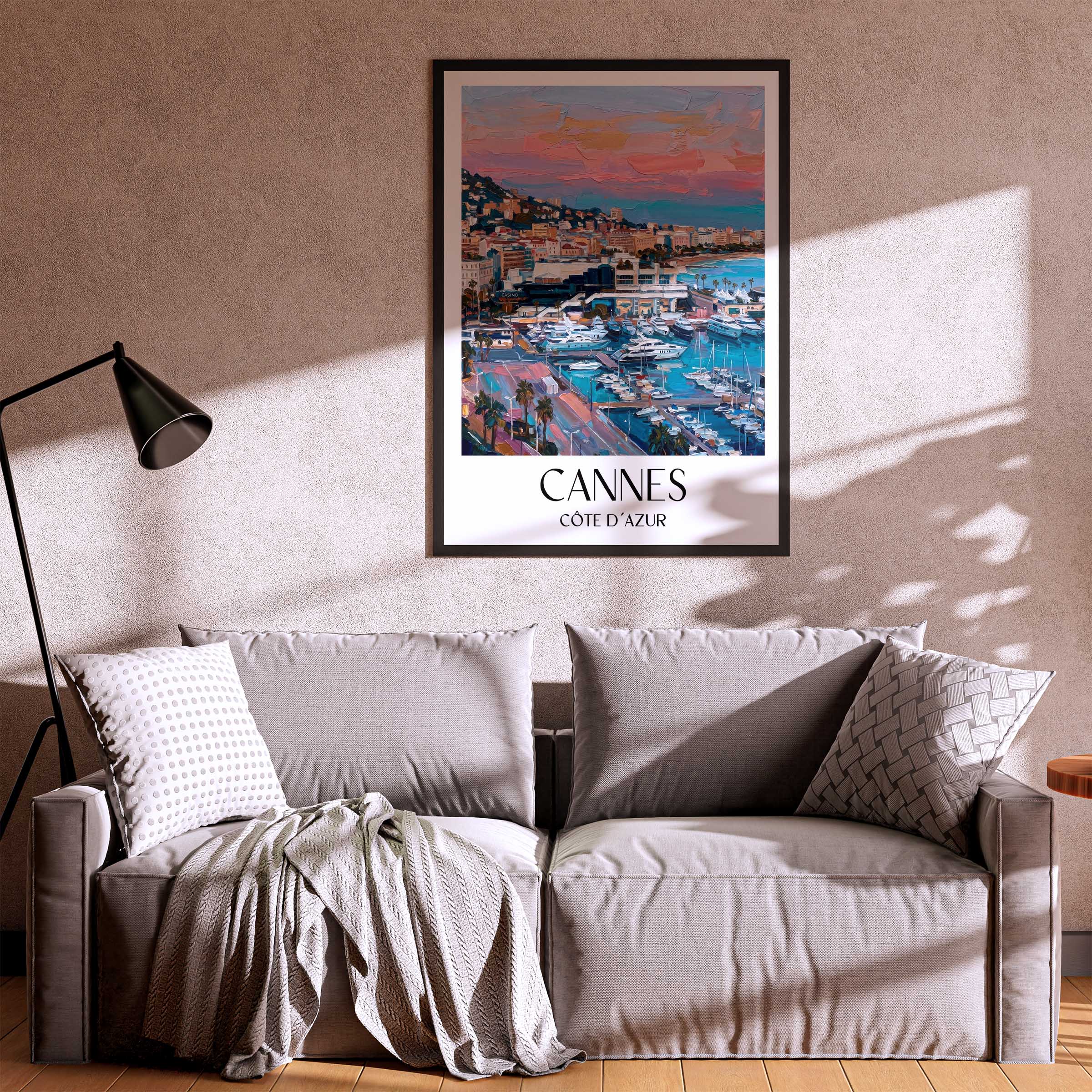 cannes-côte-d´azur-frankreich-poster-oil-painting-oelgemaelde