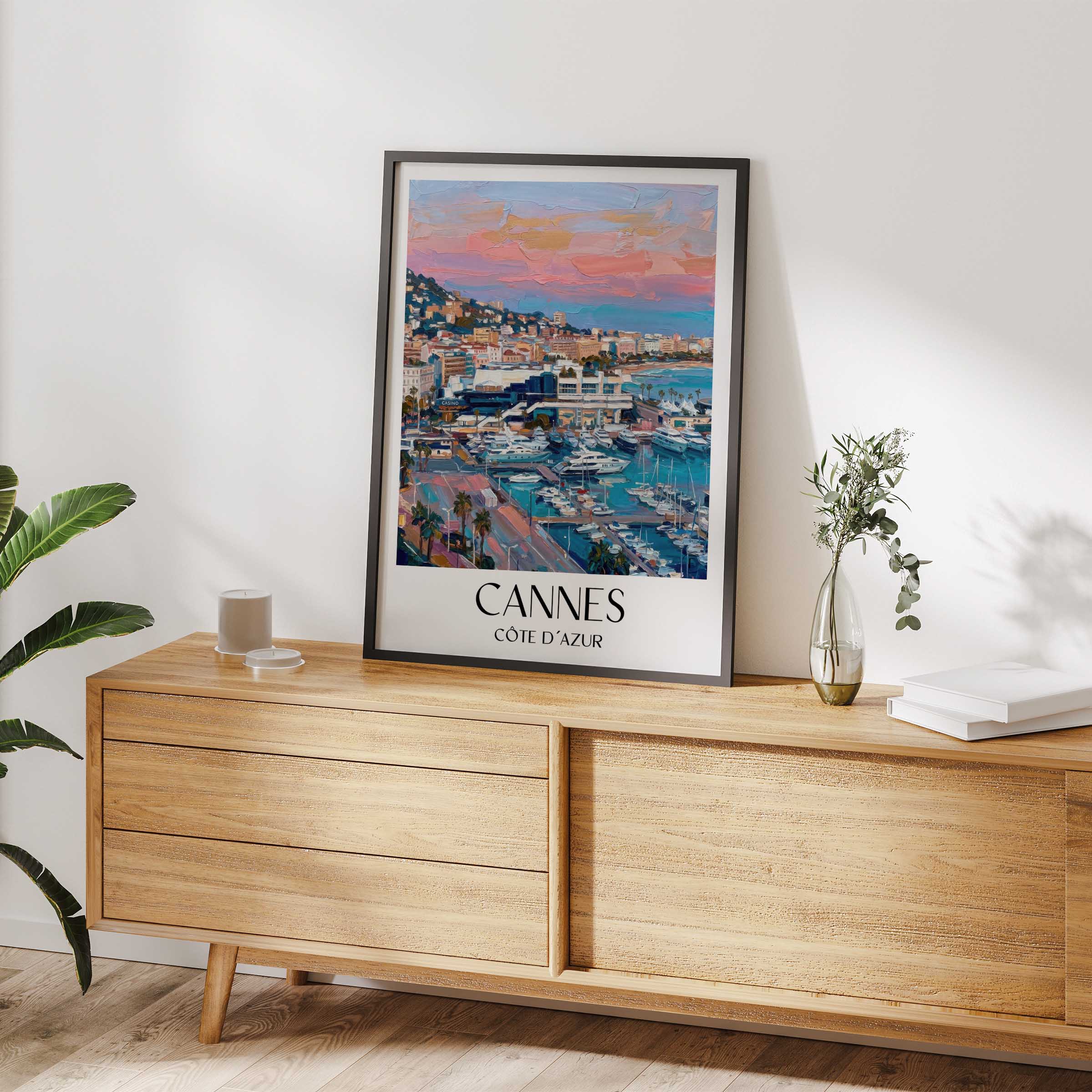 cannes-côte-d´azur-frankreich-poster-oil-painting-oelgemaelde