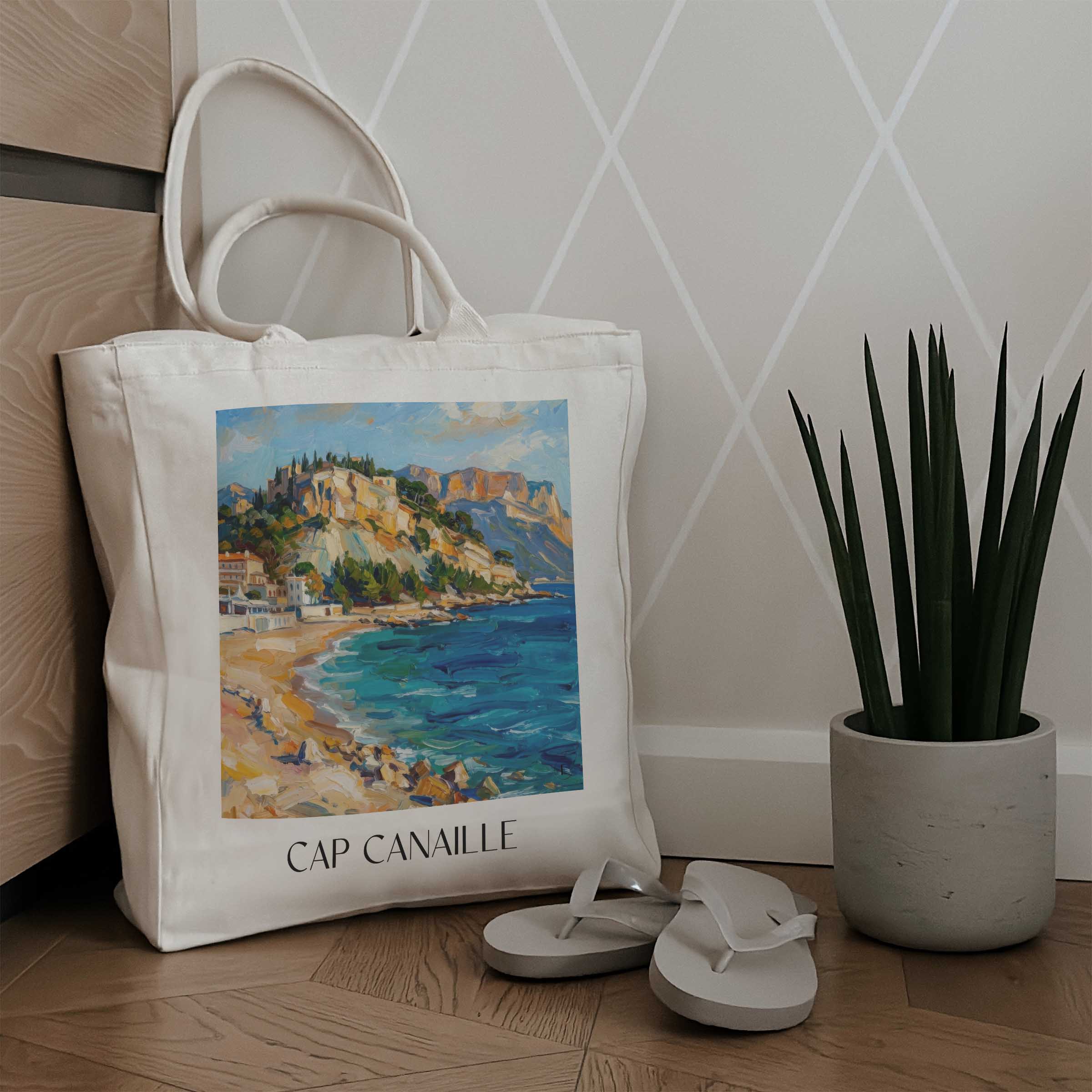 cap-canaille-cassis-frankreich-einkaufstasche-oil-painting-oelgemaelde