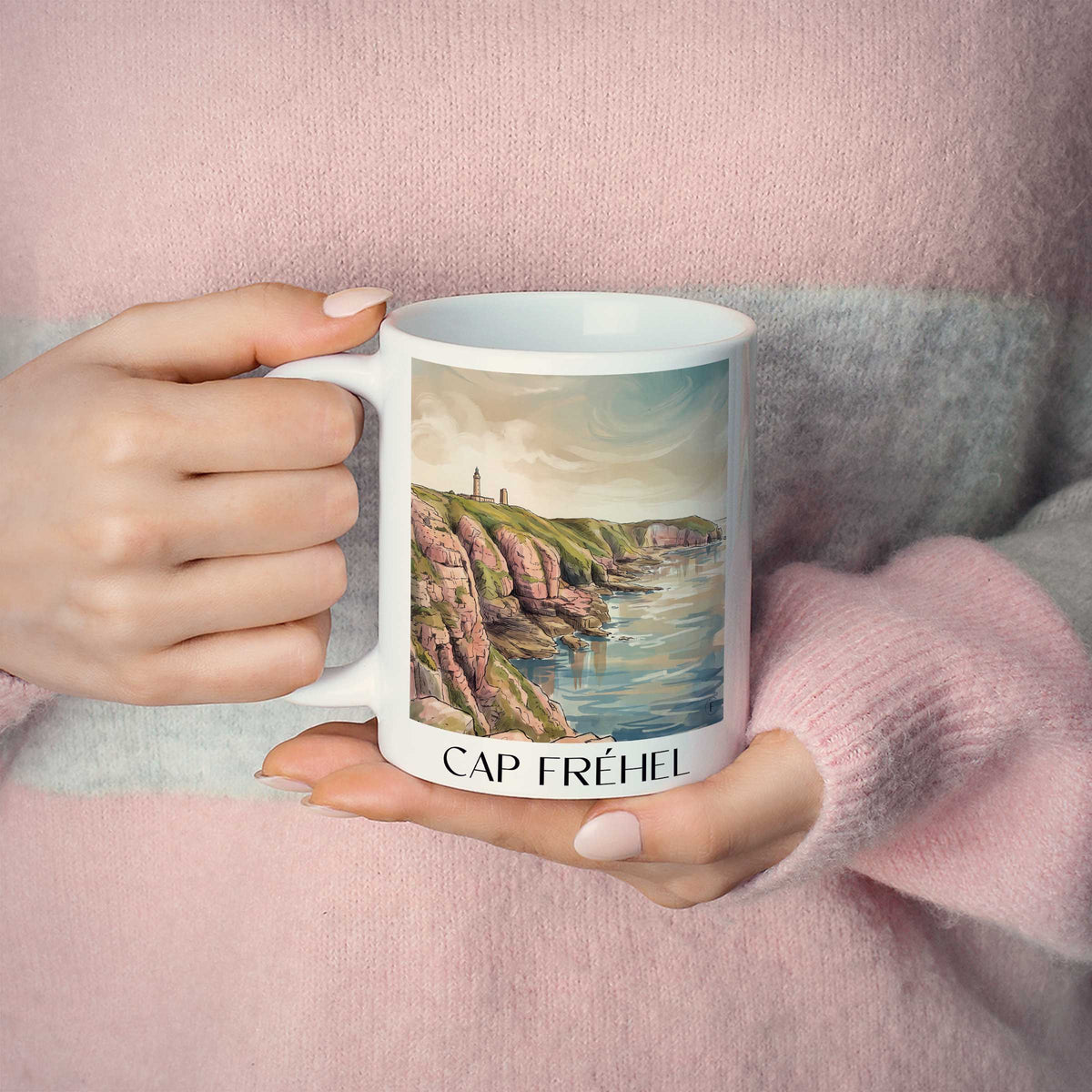 cap-fréhel-côte-d'émeraude-frankreich-kaffeebecher-aquarell