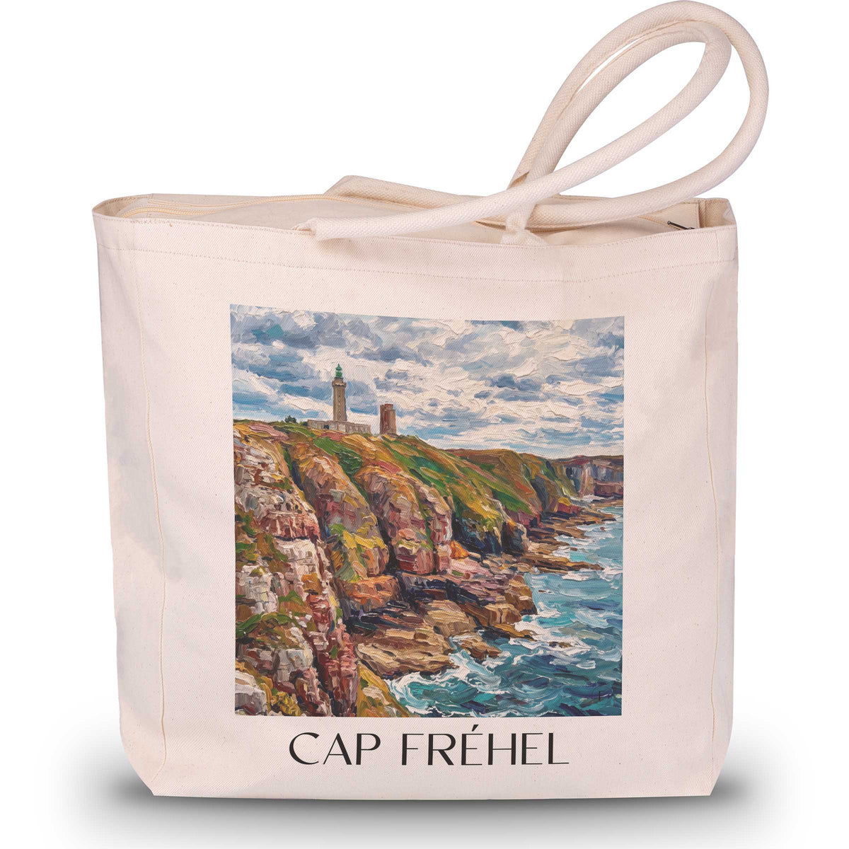 cap-fréhel-côte-d'émeraude-frankreich-einkaufstasche-oil-painting-oelgemaelde