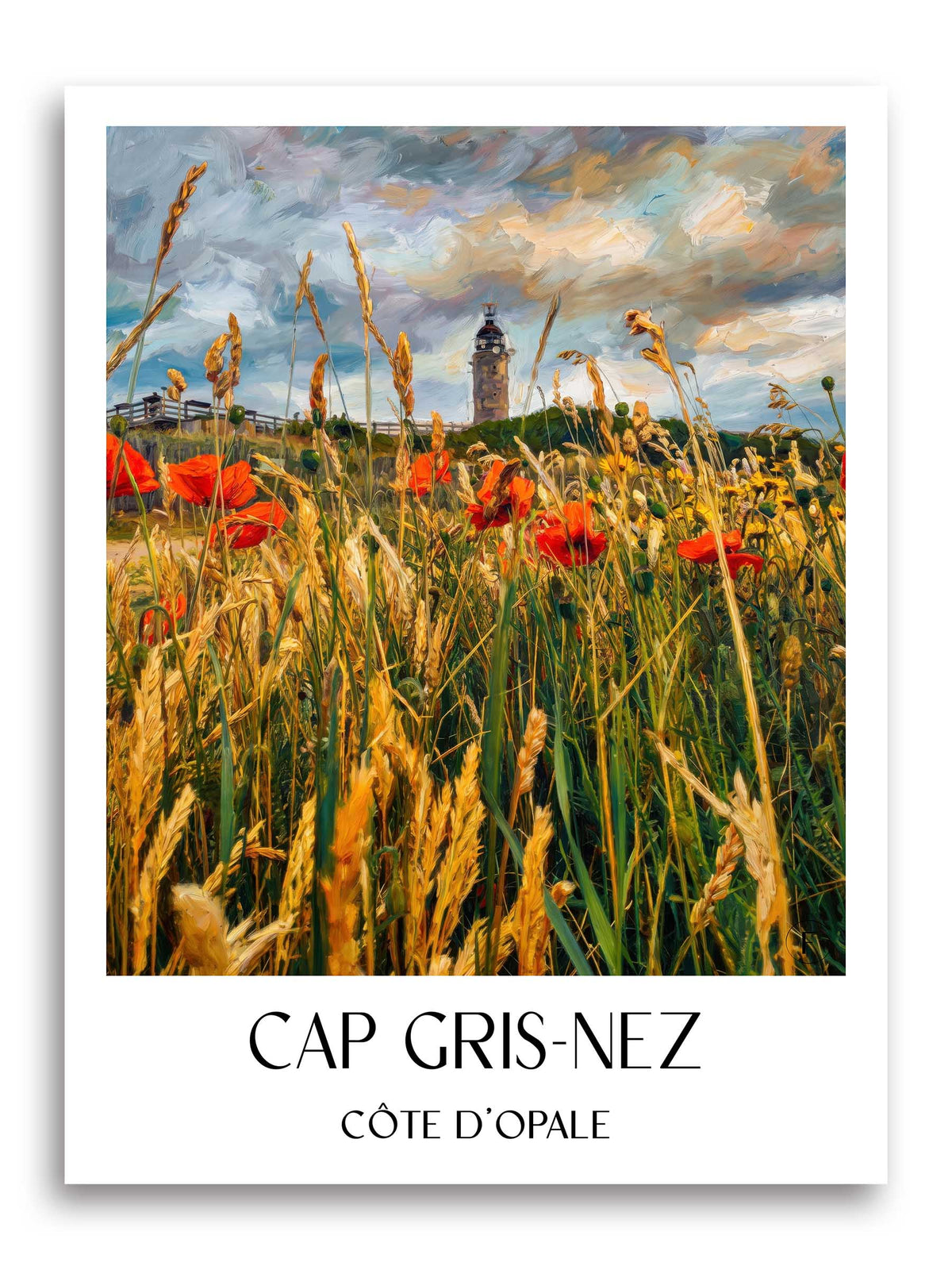 cap-gris-nez-côte-d'opale-frankreich-poster-oil-painting-oelgemaelde