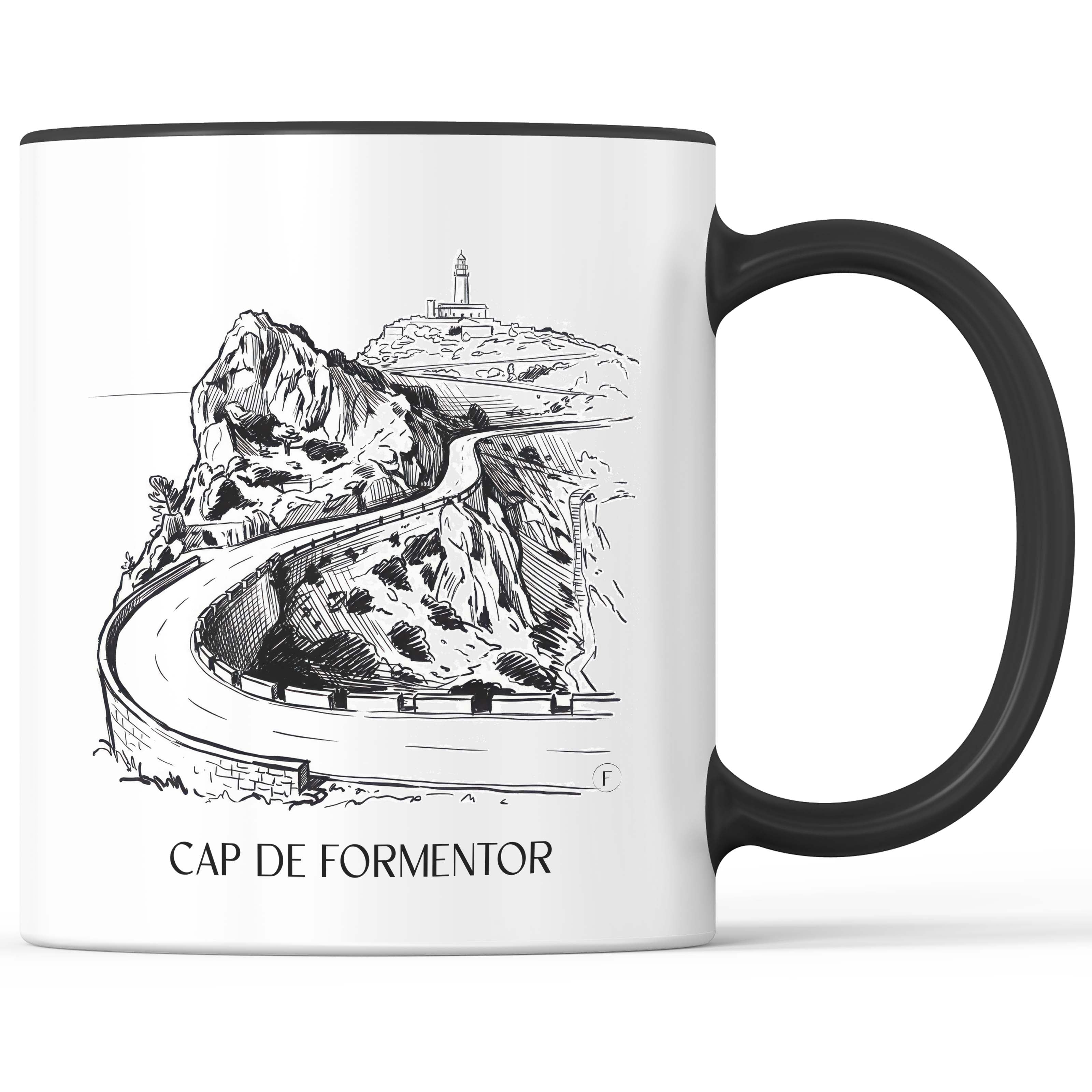 cap-de-formentor-mallorca-spanien-kaffeebecher-skizze