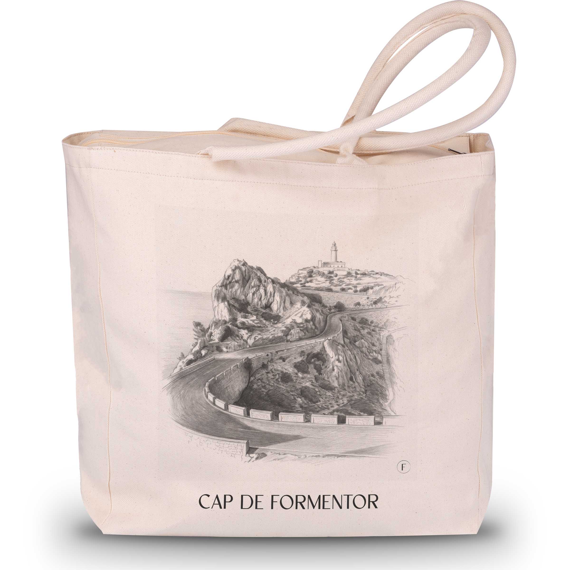 cap-de-formentor-mallorca-spanien-einkaufstasche-bleistift-zeichnung-drawing