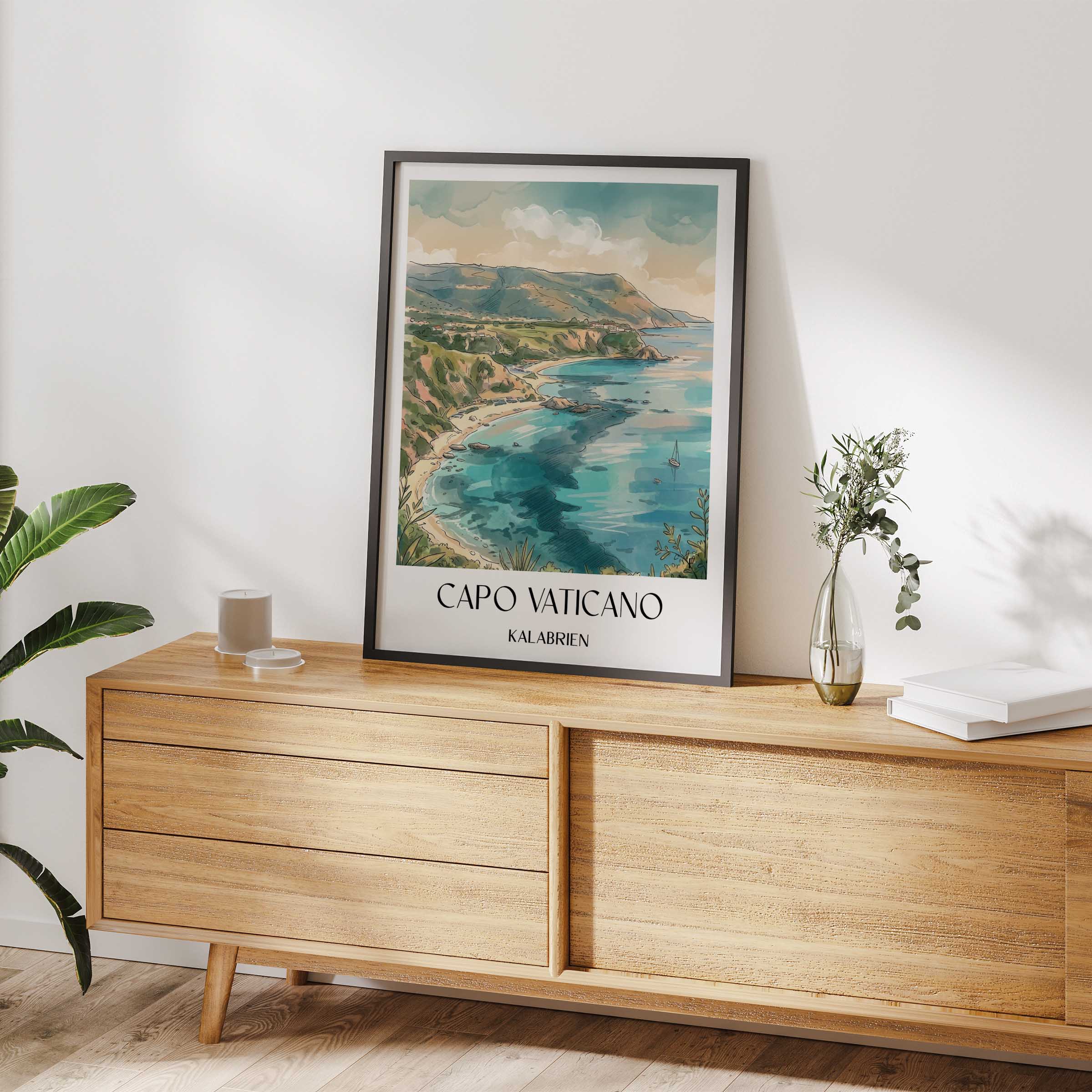 capo-vaticano-kalabrien-italien-poster-aquarell