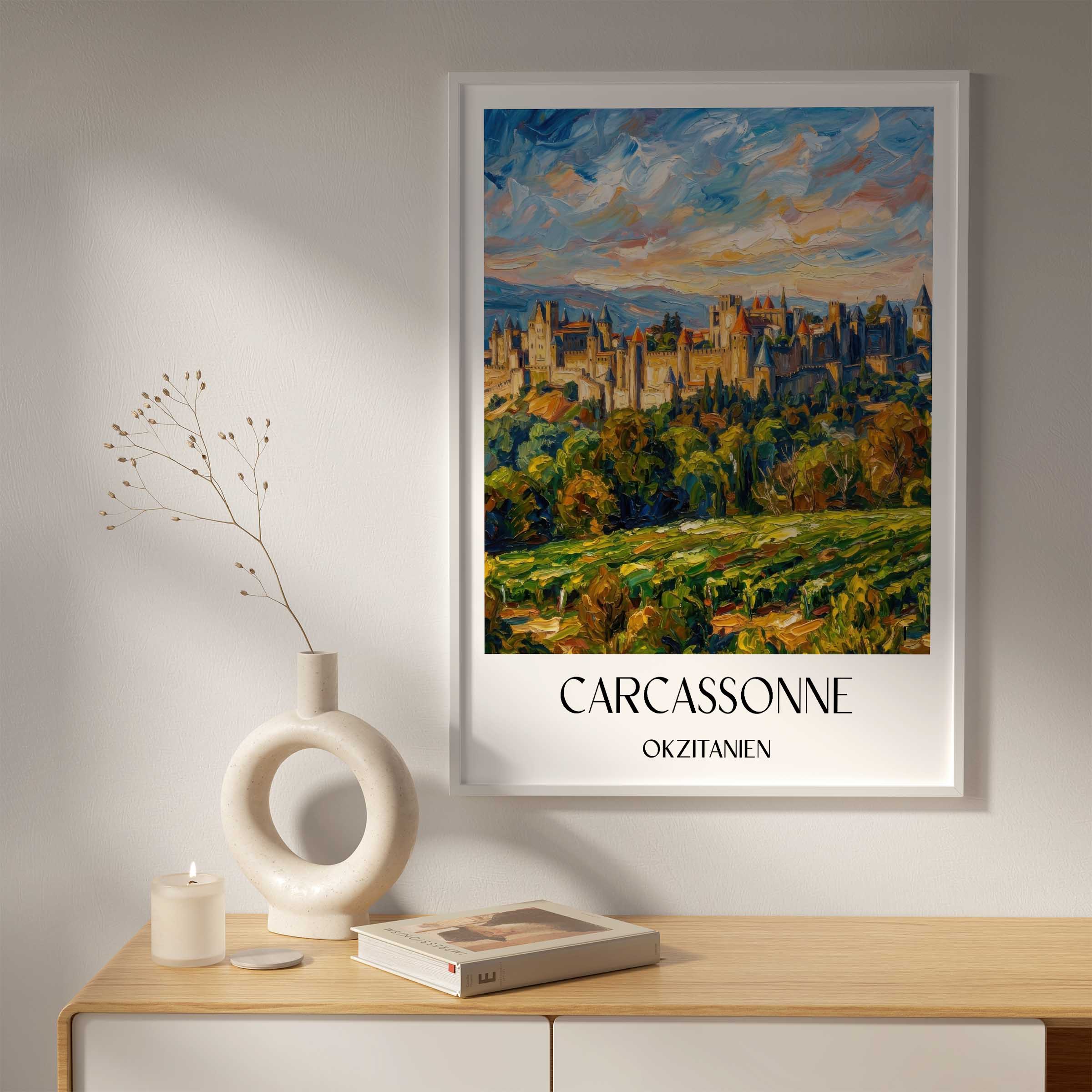 carcassonne-okzitanien-frankreich-poster-oil-painting-oelgemaelde