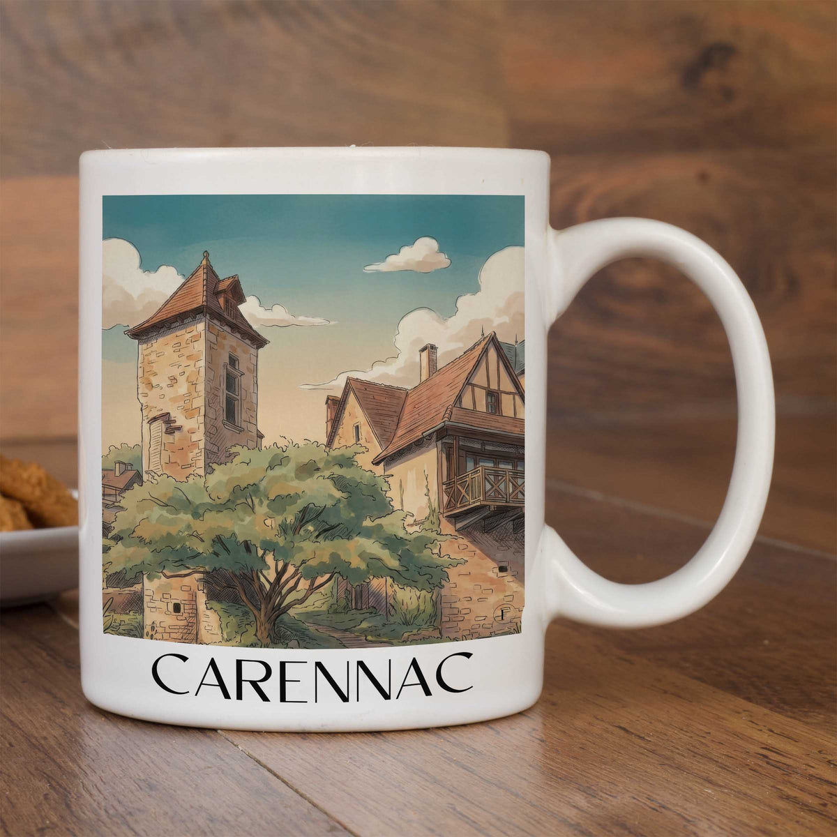 carennac-vallée-de-la-dordogne-frankreich-kaffeebecher-aquarell