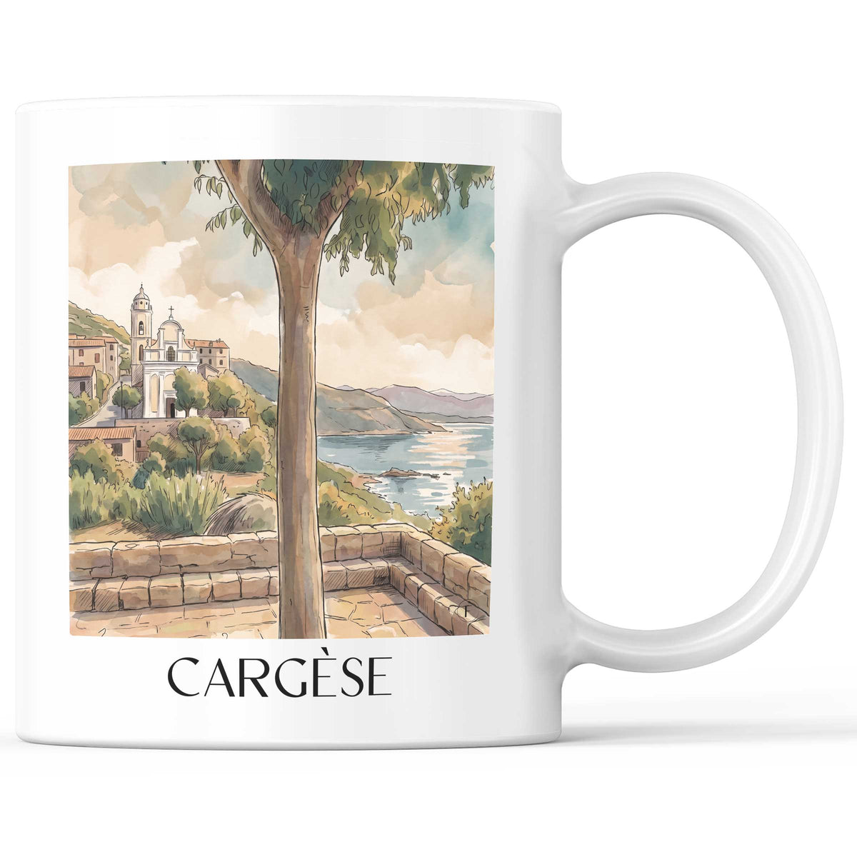 cargèse-korsika-frankreich-kaffeebecher-aquarell