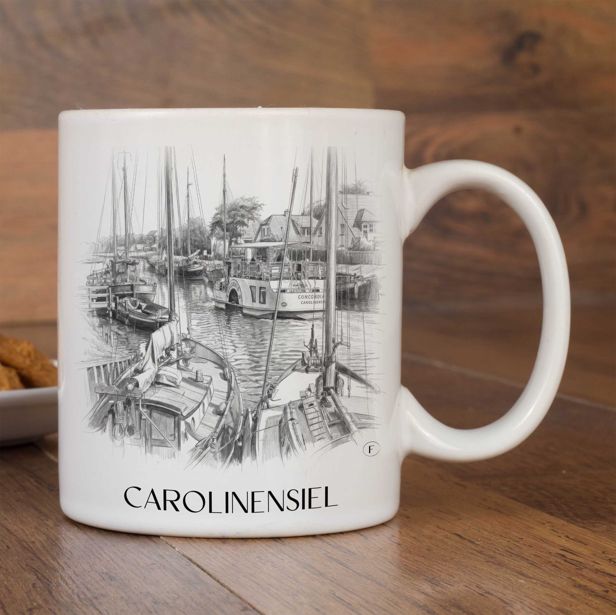 carolinensiel-ostfriesland-deutschland-kaffeebecher-bleistift-zeichnung-drawing