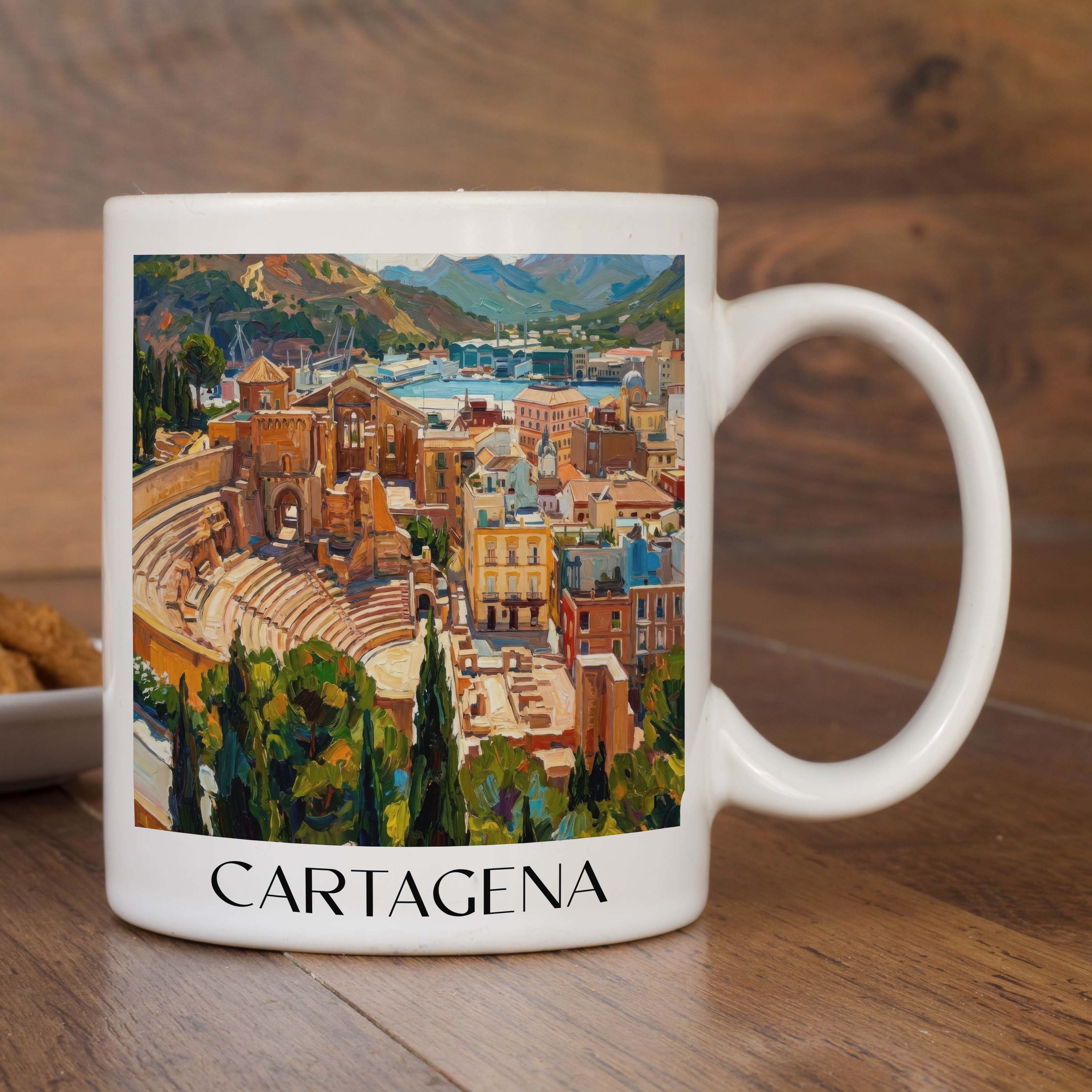 cartagena-spanien-spanien-kaffeebecher-oil-painting-oelgemaelde
