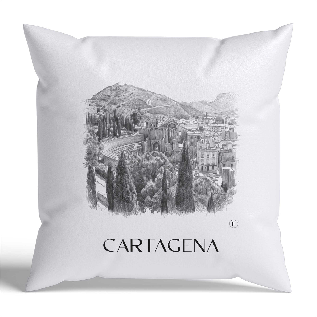 cartagena-spanien-spanien-kissenbezug-bleistift-zeichnung-drawing