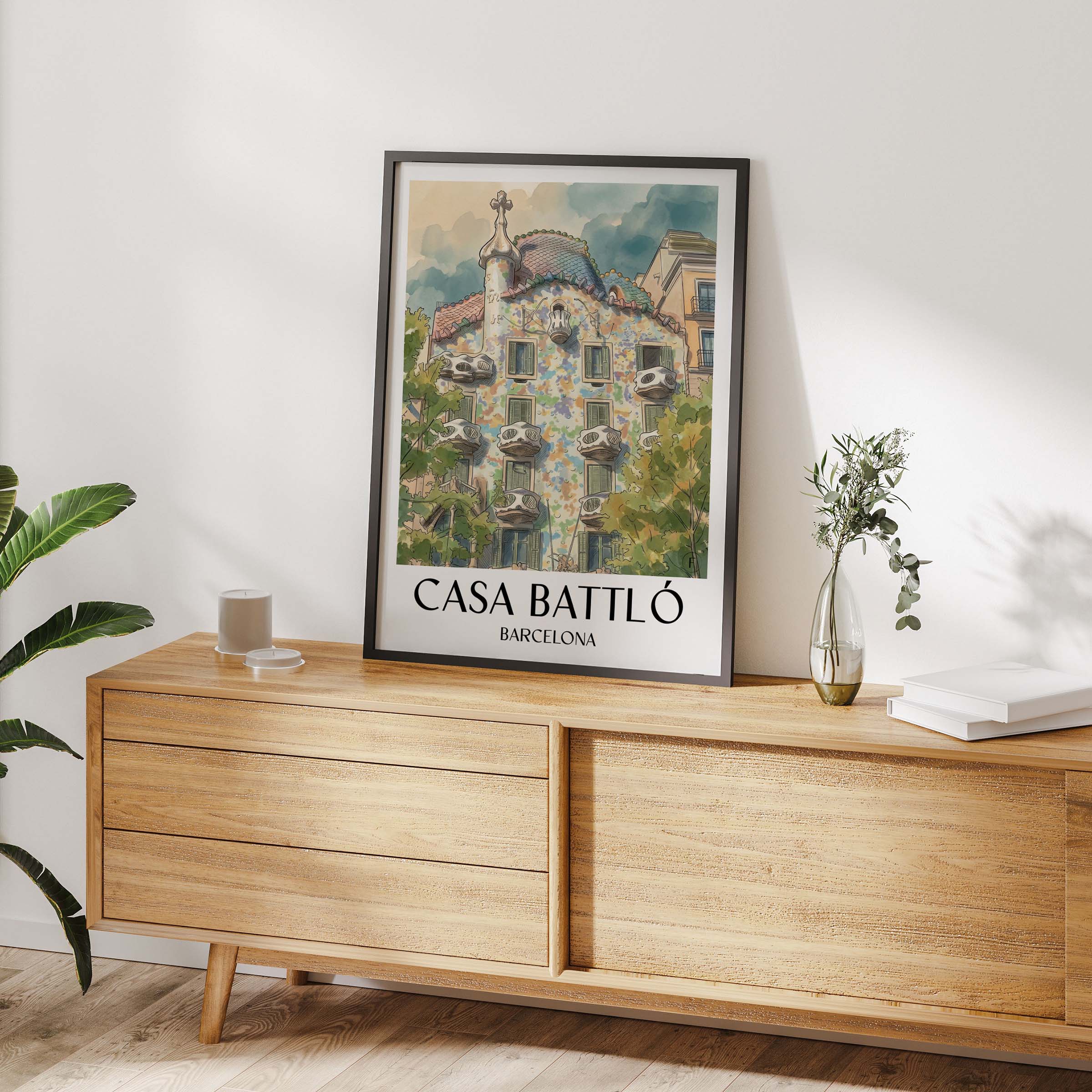 casa-batlló-barcelona-spanien-poster-aquarell