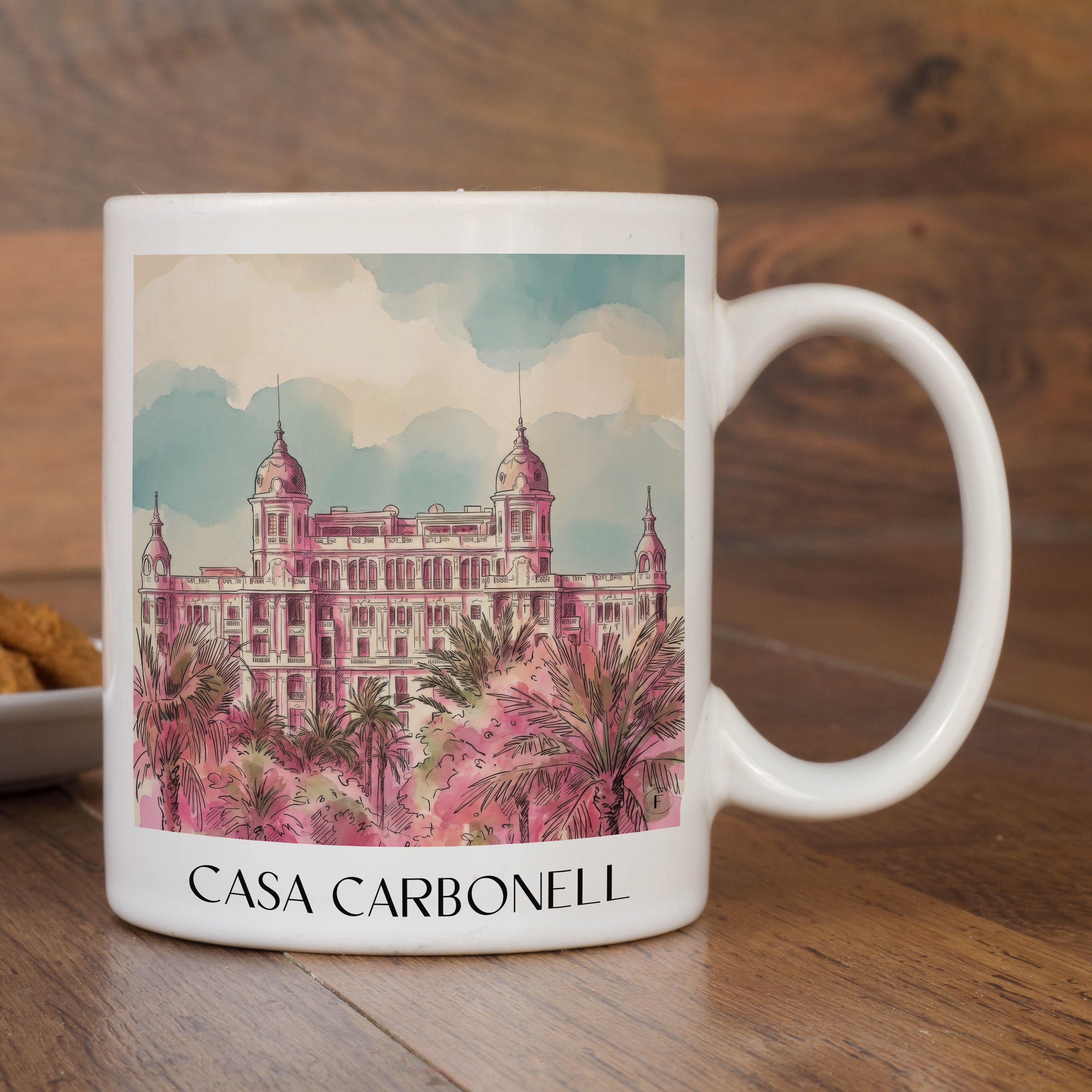 casa-carbonell-alicante-spanien-kaffeebecher-aquarell-pink-rosa