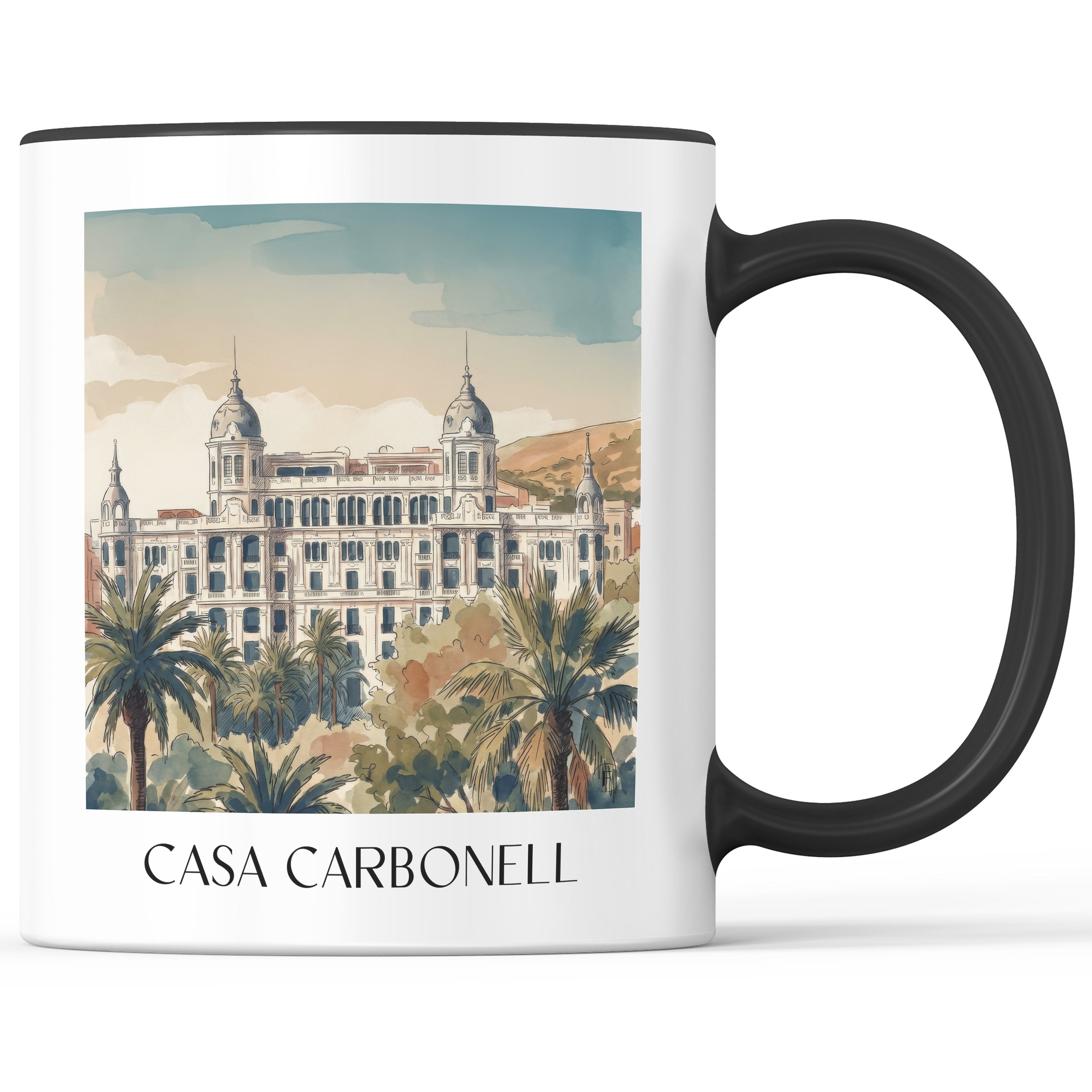 casa-carbonell-alicante-spanien-kaffeebecher-aquarell